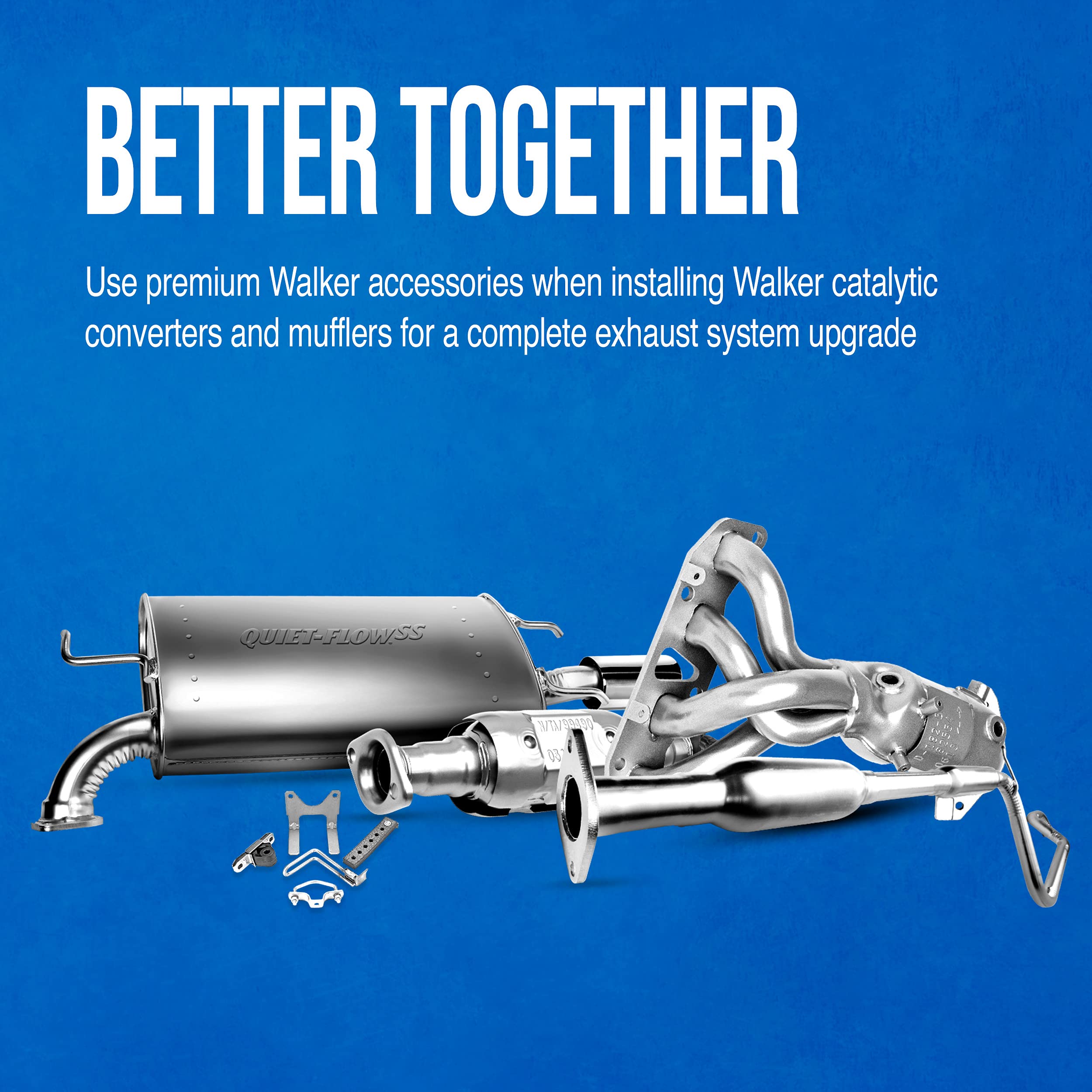 Walker Exhaust Heavy Duty 42065 Universal Exhaust Flex Pipe 3'' Inlet (Inside) 3'' Outlet (Inside)