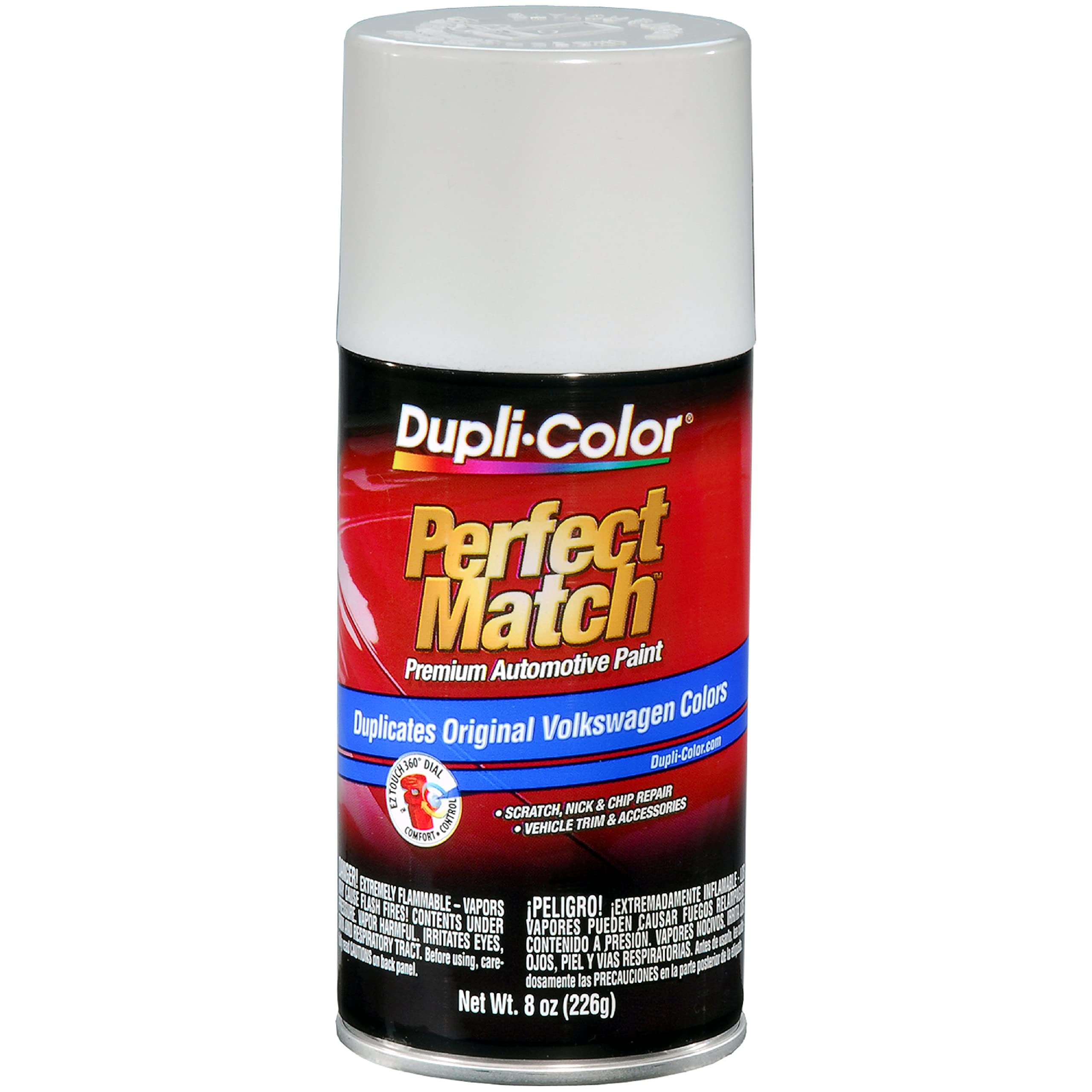 Dupli-Color Ebvw20417 Perfect Match Automotive Spray Paint - Volkswagen Candy White, Lb9A - 8 Oz. Aerosol Can
