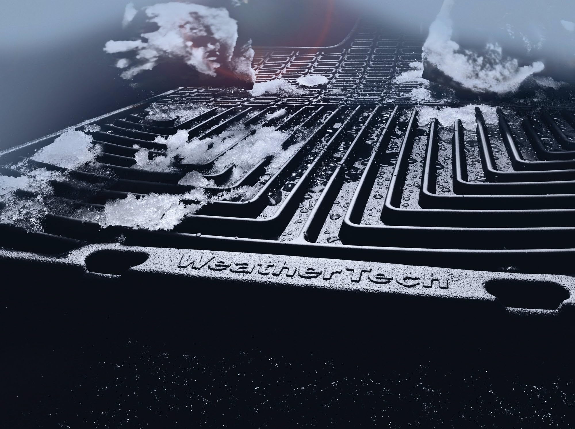 WeatherTech All-Weather Floor Mats for Hyundai Santa Fe - 1st Row (W495), Black