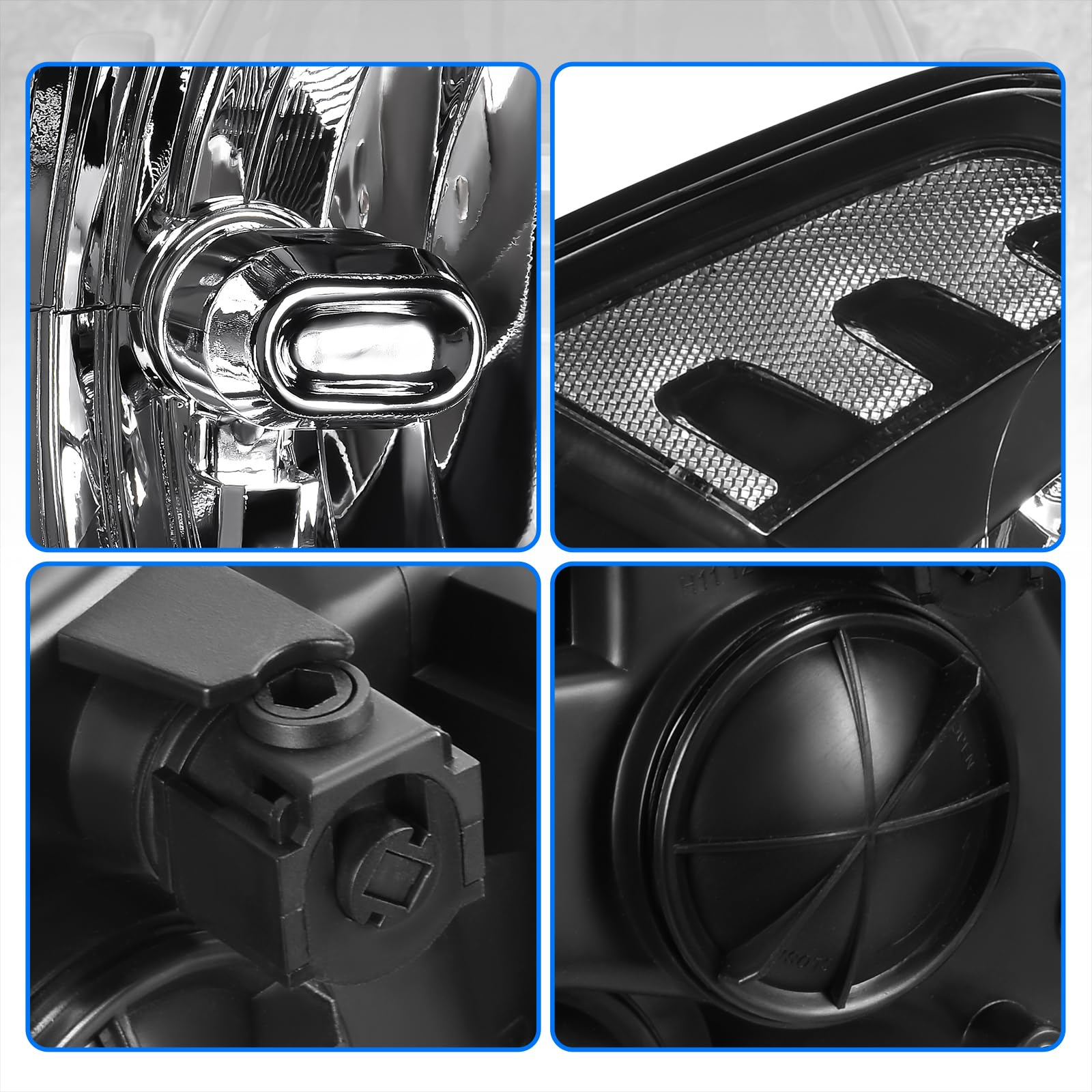 Dwvo Headlight Assembly Compatible With 2009-2018 Dodge Ram 1500 2500 3500/2019-2022 Ram 1500 Classic Pickup Headlamp Replacemen