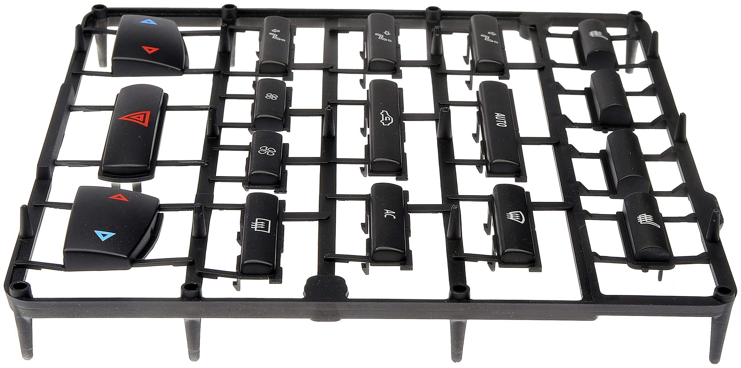 Dorman 76833 Hvac Control Button Kit For Select Saab Models, Black