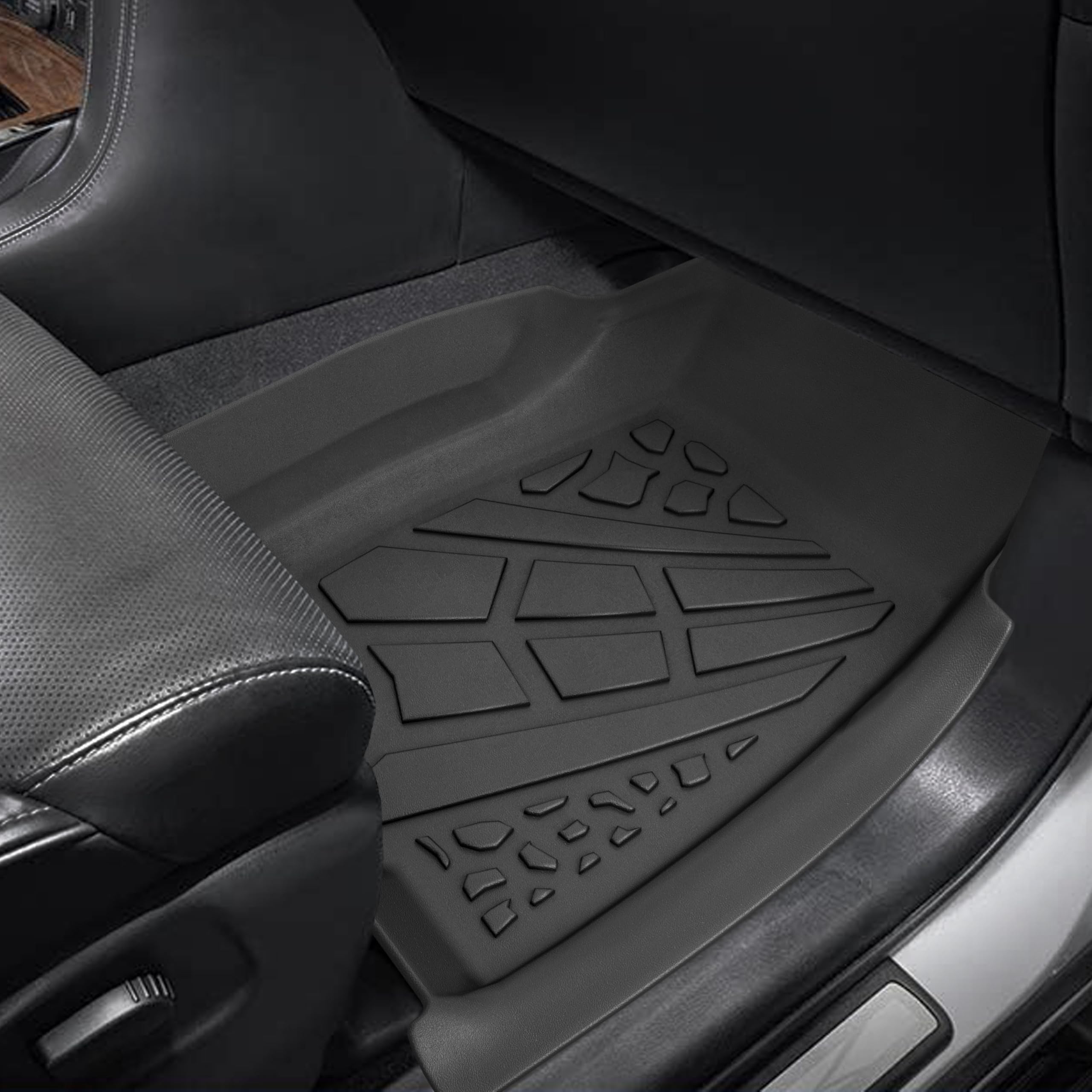 Karpal Floor Mats For 2001-2007 Chevrolet Silverado/Gmc Sierra 1500/2500/3500 (Only Fit Extended Cab Classic Body Style),Tpe All