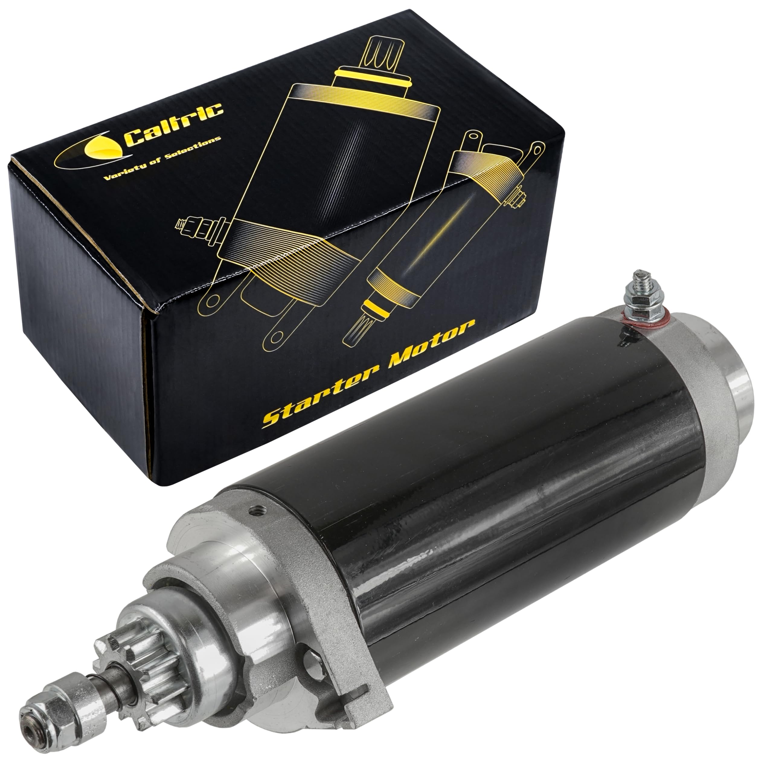 Caltric Starter Compatible with Mercury 90 90Hp 115 115Hp 90Elpto 115Elpto 1986-1988 Marine New