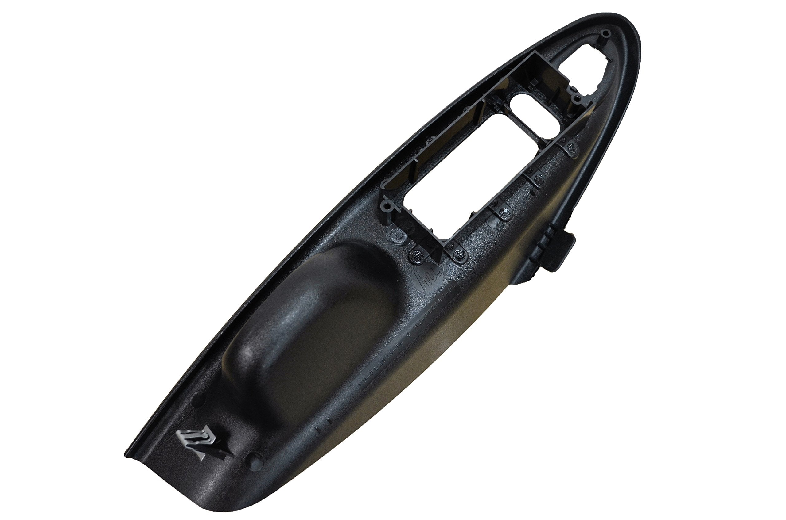 PT Auto Warehouse FO-2087A-FL - Inside Door Panel Pull-Handle Switch Housing, Textured Black - for Convertibles, Driver Side Fro