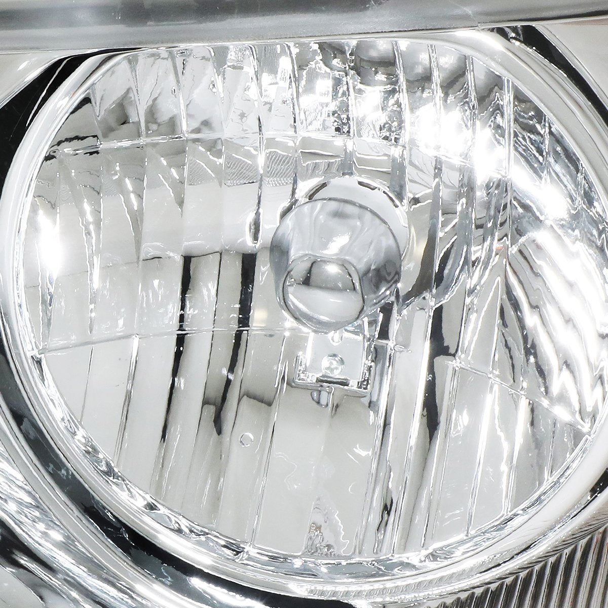 Dna Motoring Headlight Assembly Compatible With 2004-2008 F150 / 2006-2008 Mark Lt, Chrome Clear, Hl-Oh-F1504-Ch-Cl1