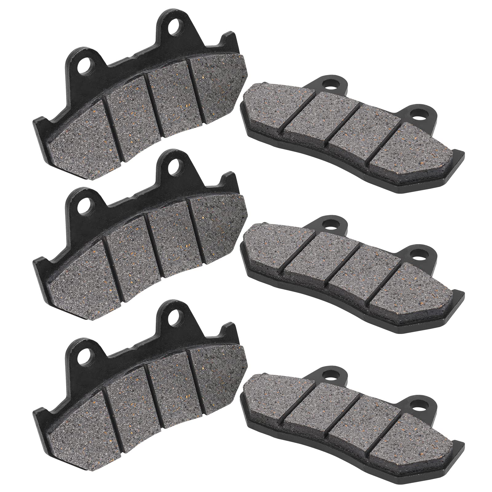 AHL Semi-metallic Front and Rear Brake Pads Set for Honda GL1100 Goldwing/Interstate 1982-1983 VF1100 C/S V65 Magna/Sabre 1983-1