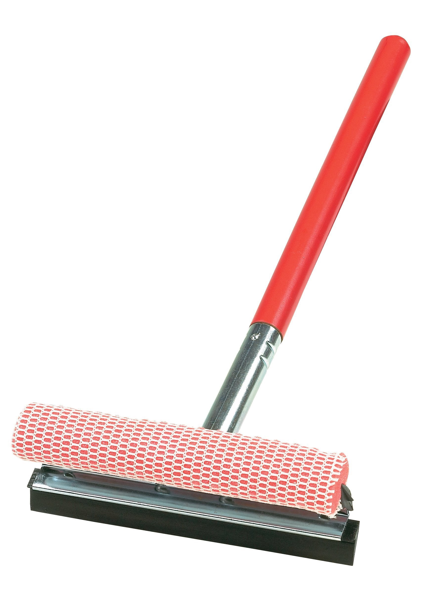 Carrand 9031R Red 8 Metal Squeegee Head With 16 Wood Handle