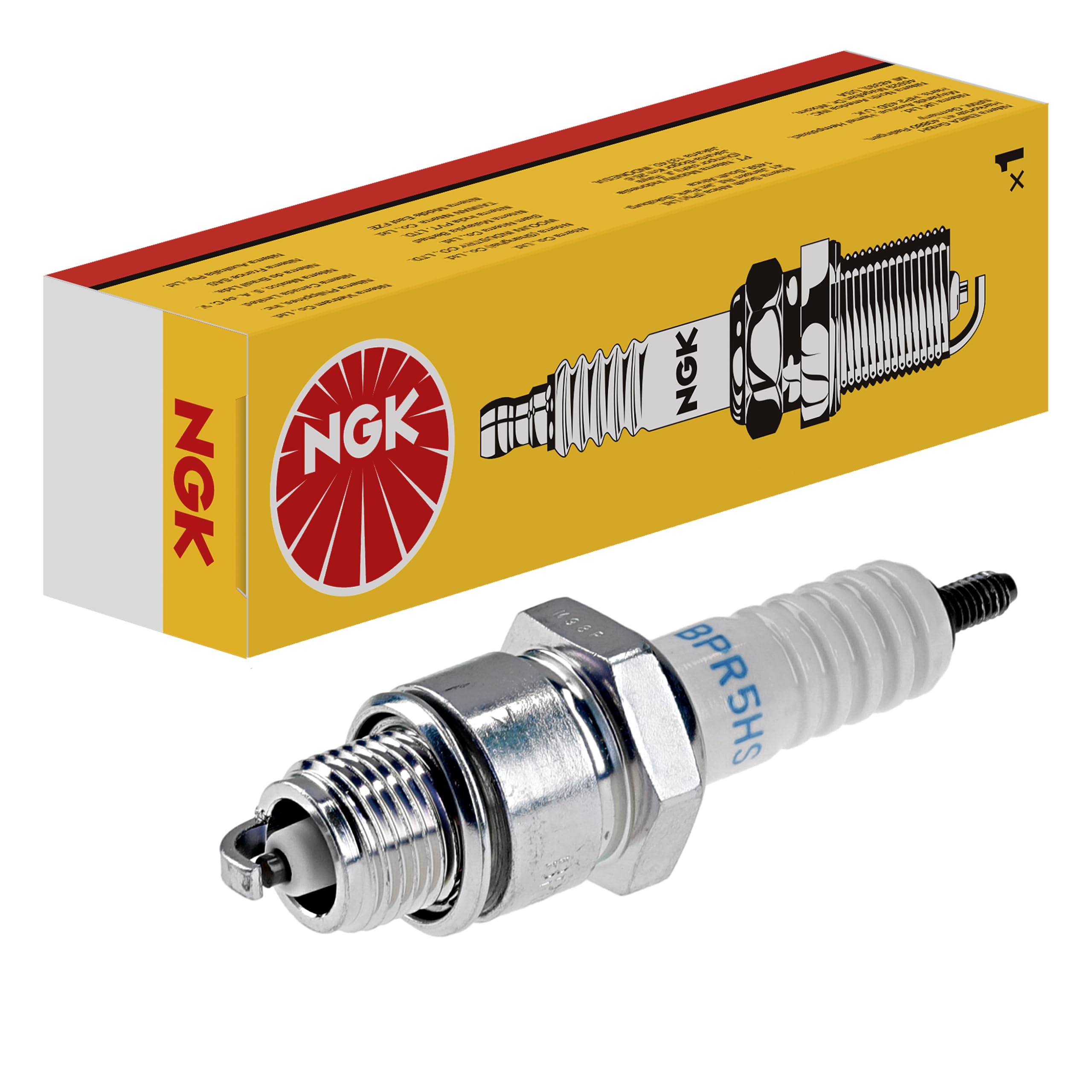 New Ngk Standard Spark Plug Bpr7Hs10, 1092 Set Of 4 Spark Plugs