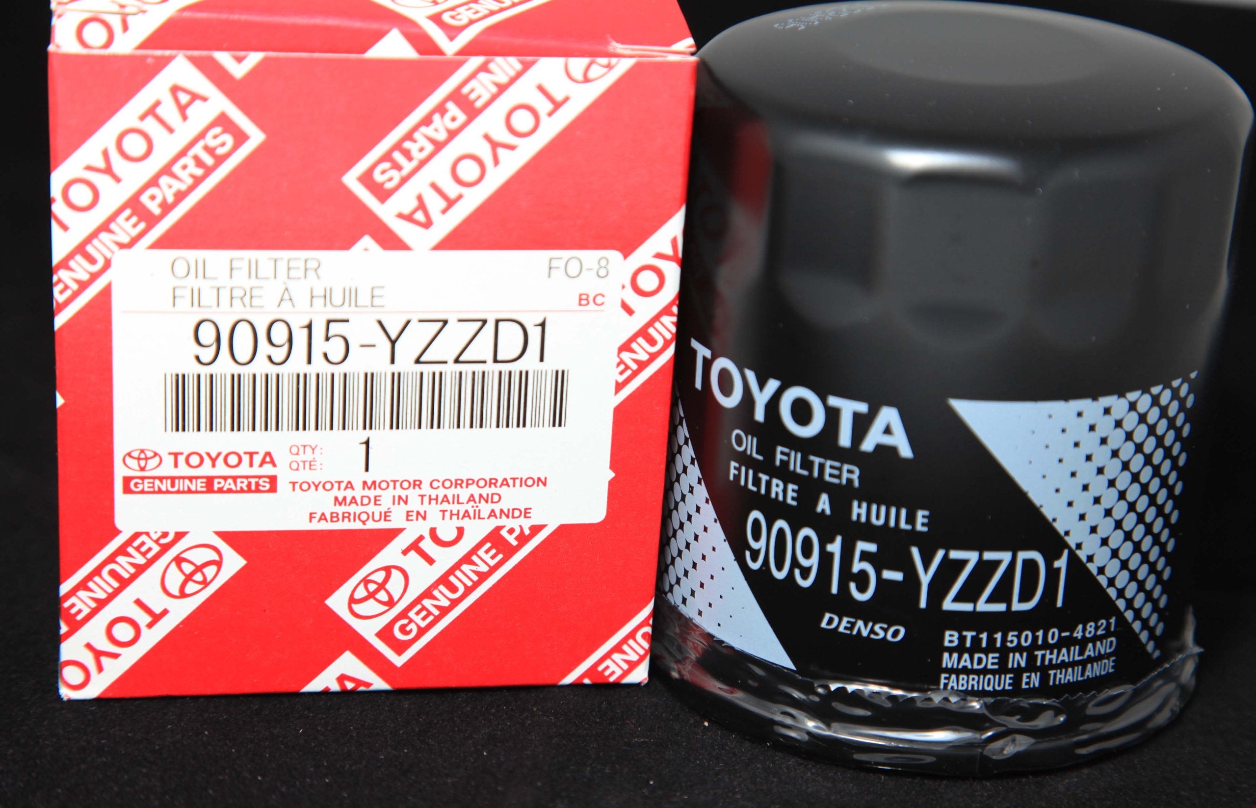 Toyota Genuine Parts 90915-Yzzd1 Oil Filter 1 Case (Qty 10)