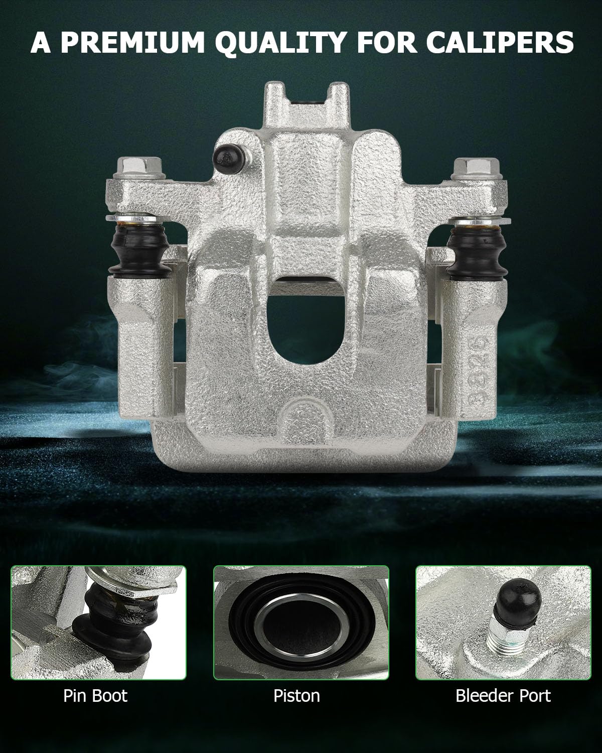 Scitoo Rear Left Brake Caliper With Bracket 19B2675 Compatible For Acura Mdx 2001-2006 For Honda Pilot 2003-2008