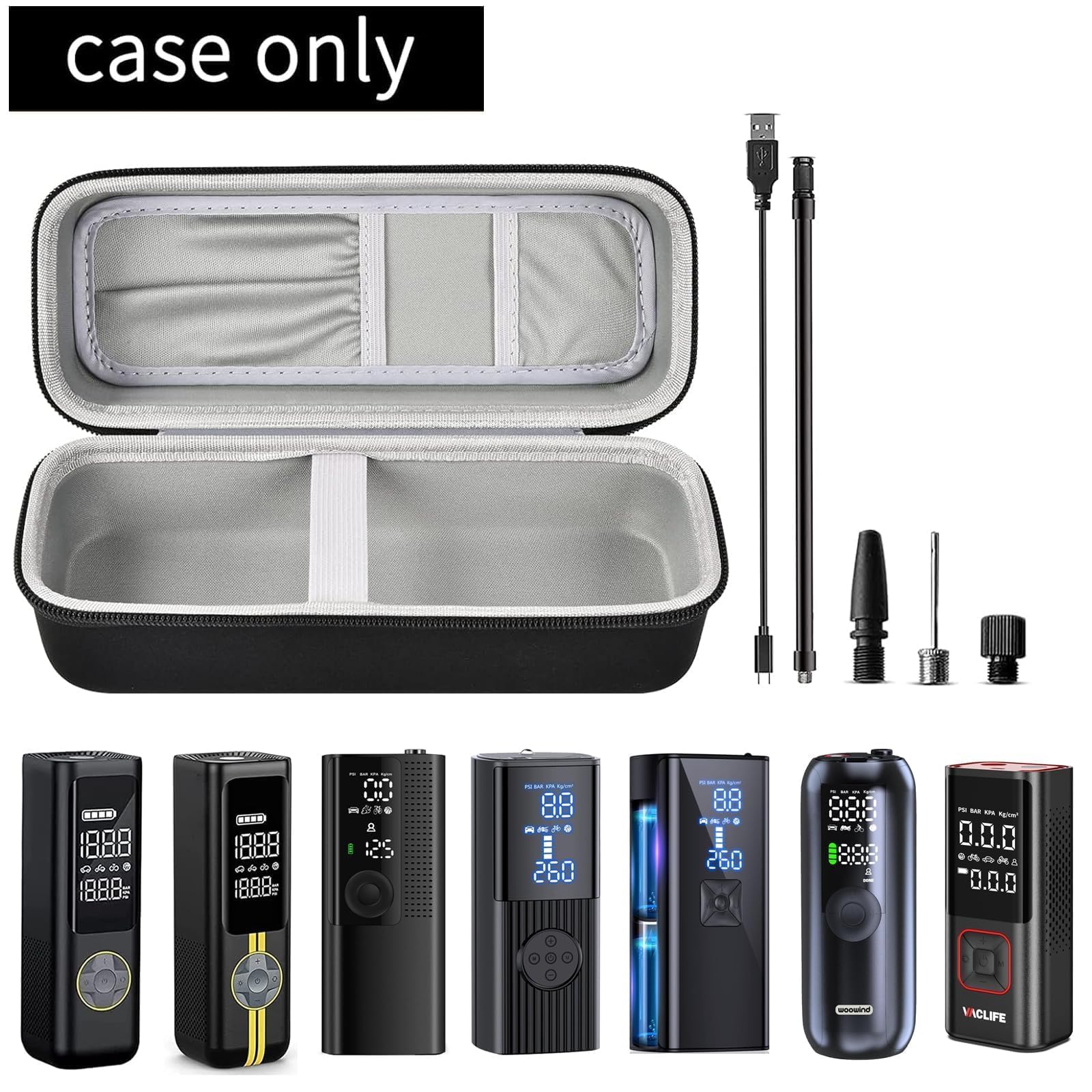 Psofcake Case Compatible With Fanttik X8 For Apex/Apex Ev Tire Inflator Portable Air Compressor. Storage Holder For Hafuloky For