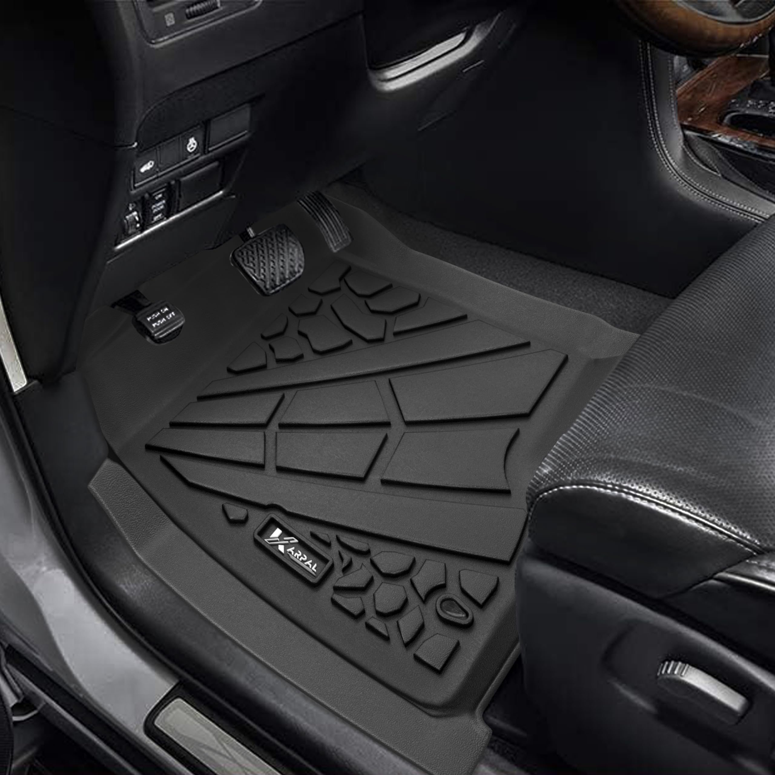 Karpal Floor Mats Fit For 1999-2007 Chevrolet Silverado/Gmc Sierra 1500/2500/3500 (Crew Cab) / 2000-2006 Chevrolet Escalade/Subu