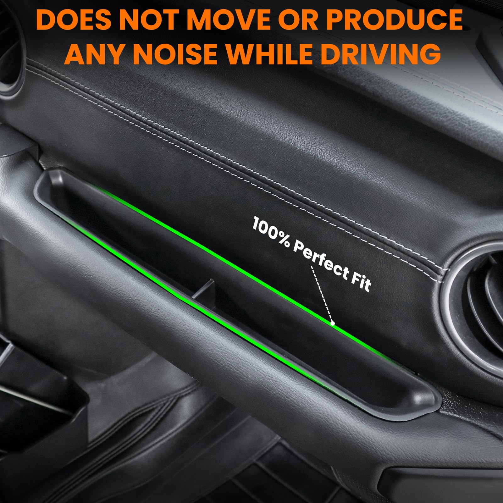 DIAMOOKY 4PCS Upgraded Center Console Organizer for Jeep Wrangler JL JLU 4xe 2018-2023 & Gladiator JT 2020 2021 2022 2023 Access