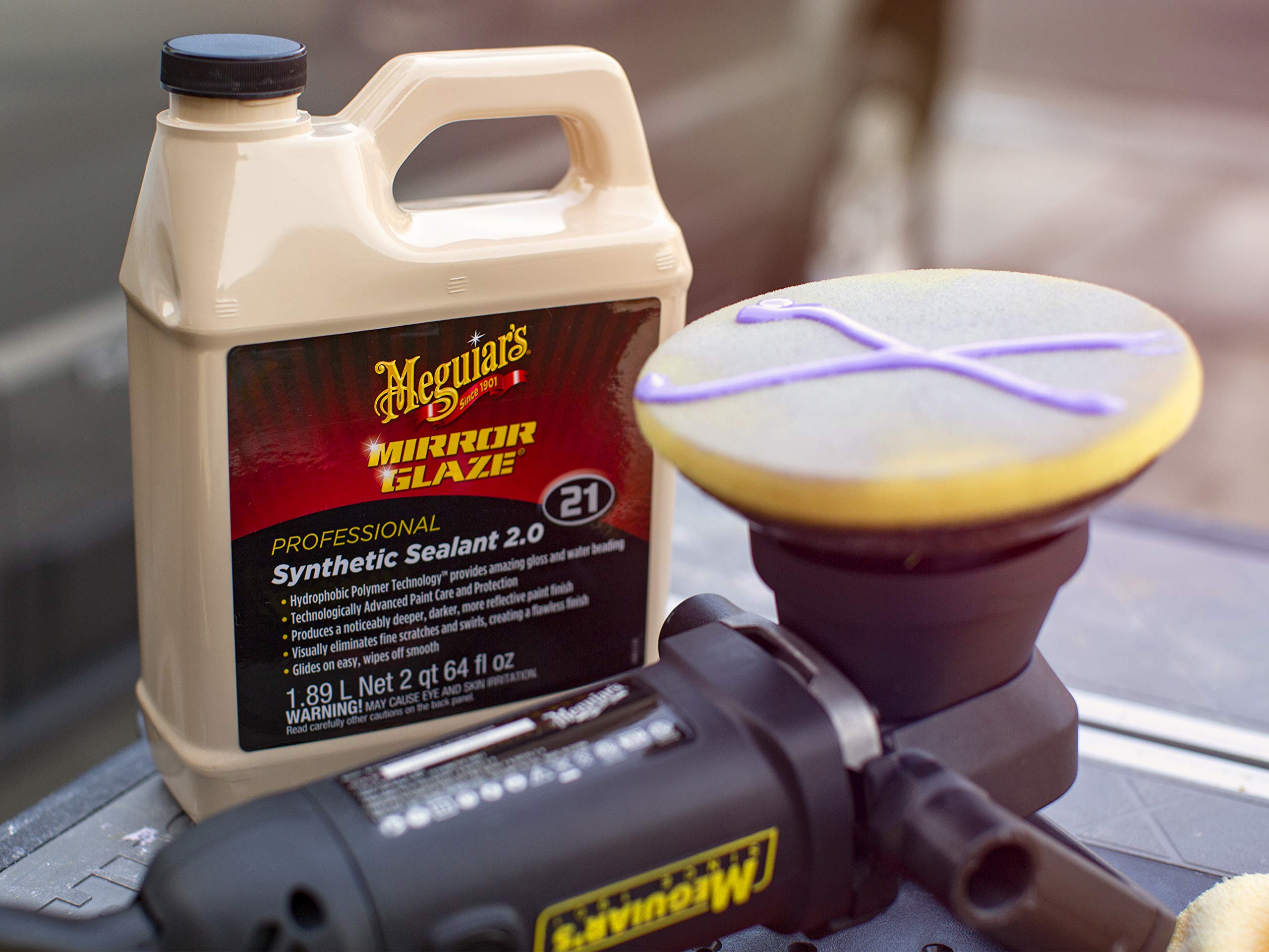 Meguiar'S M2164 Mirror Glaze Synthetic Sealant 2.0 - 64 Oz Container