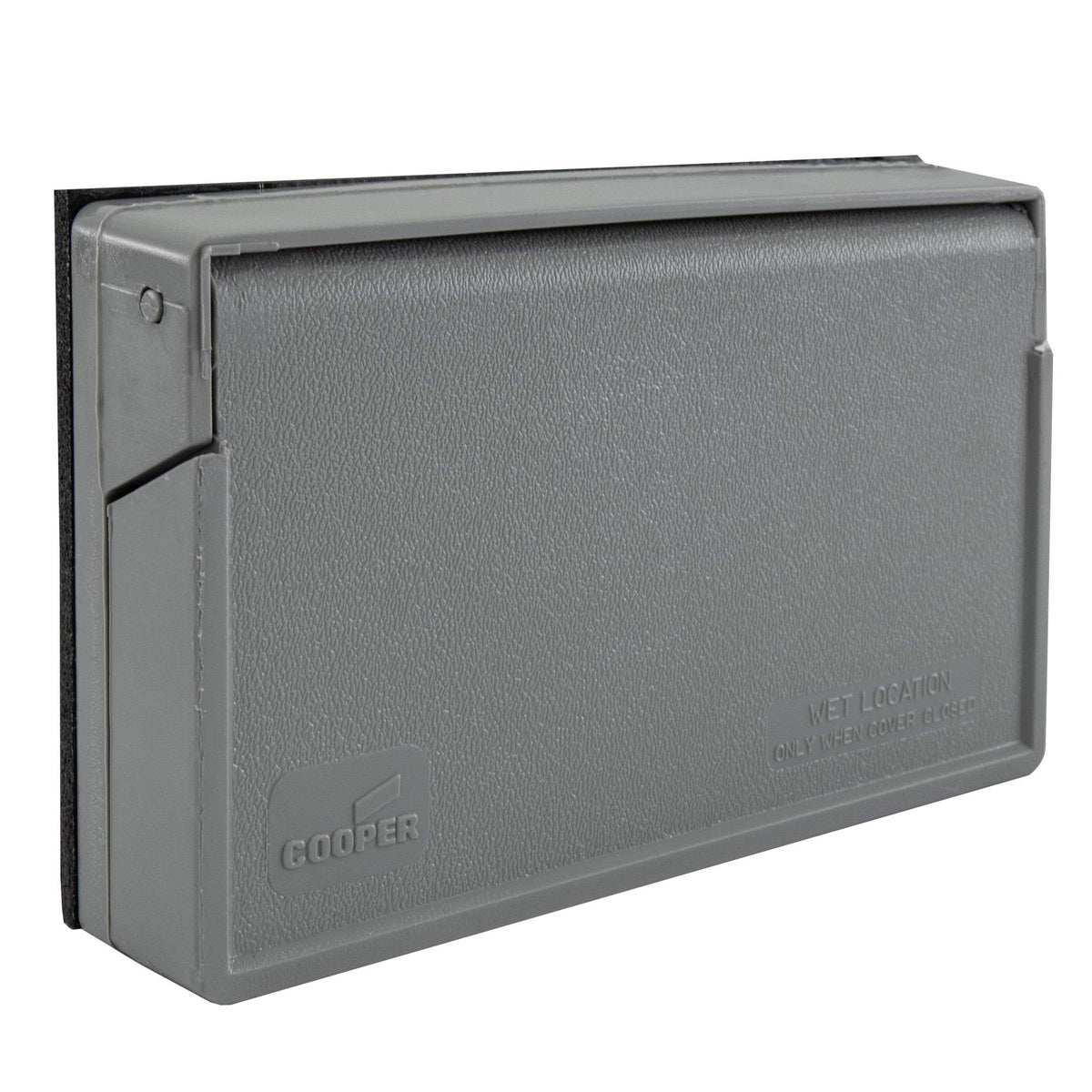 Recpro Rv Exterior Power Outlet Cover Plate  For Gfi/Gfci Receptacles  Weatherproof Seal (Gray)