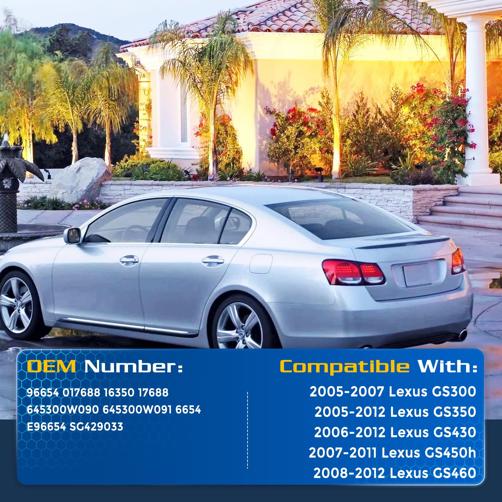 Arana Trunk Struts Shocks For Lexus Gs300 2005-2012, Rear Hatch Lift Support Liftgate Struts Fits Gs350 Gs430 Gs450H Gs460 2005-