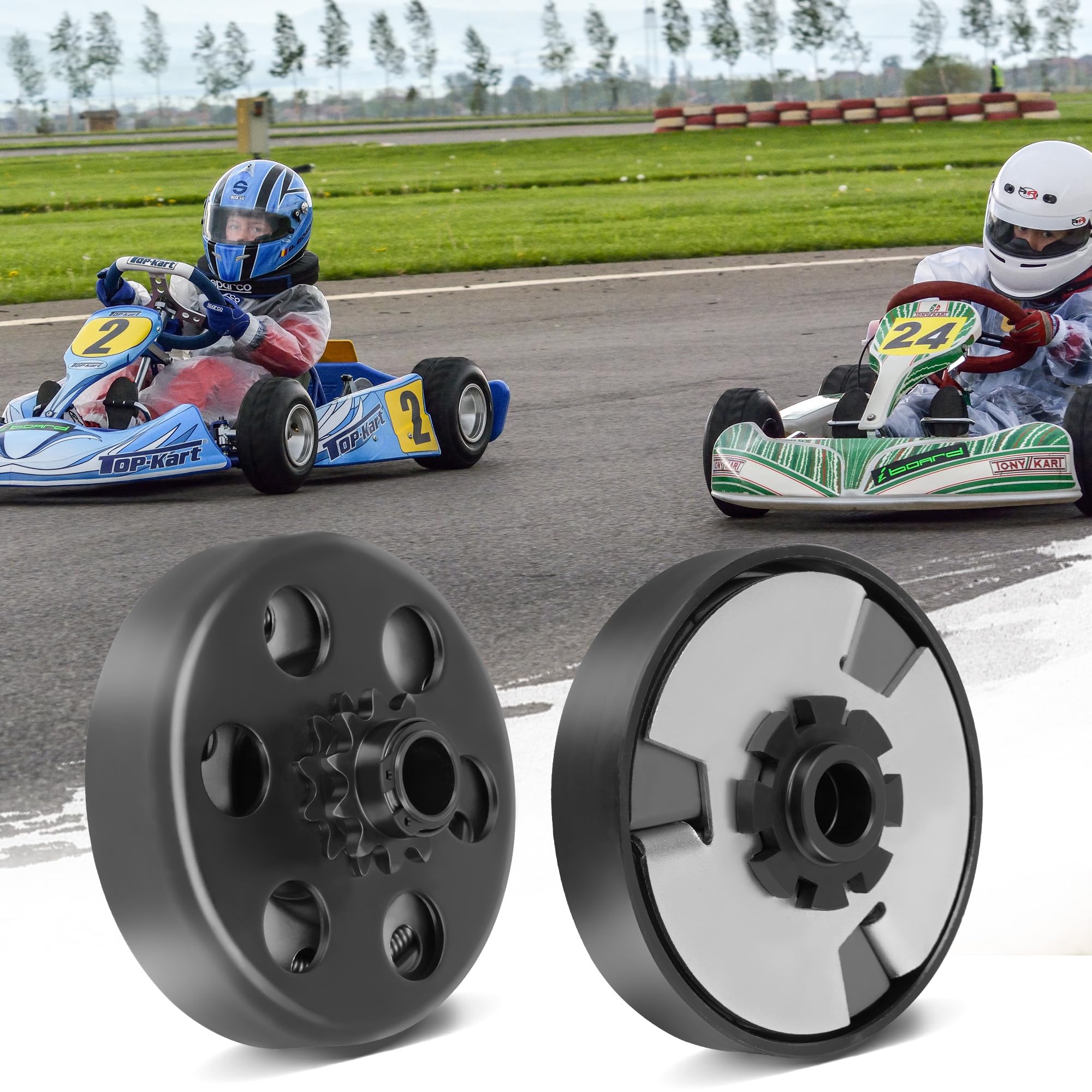 LotFancy Go Kart Clutch 5/8 Bore, 11 Tooth Centrifugal Clutch for #35 Chain, Fits Predator 2.8 HP 97cc Engine, Some Older 3hp