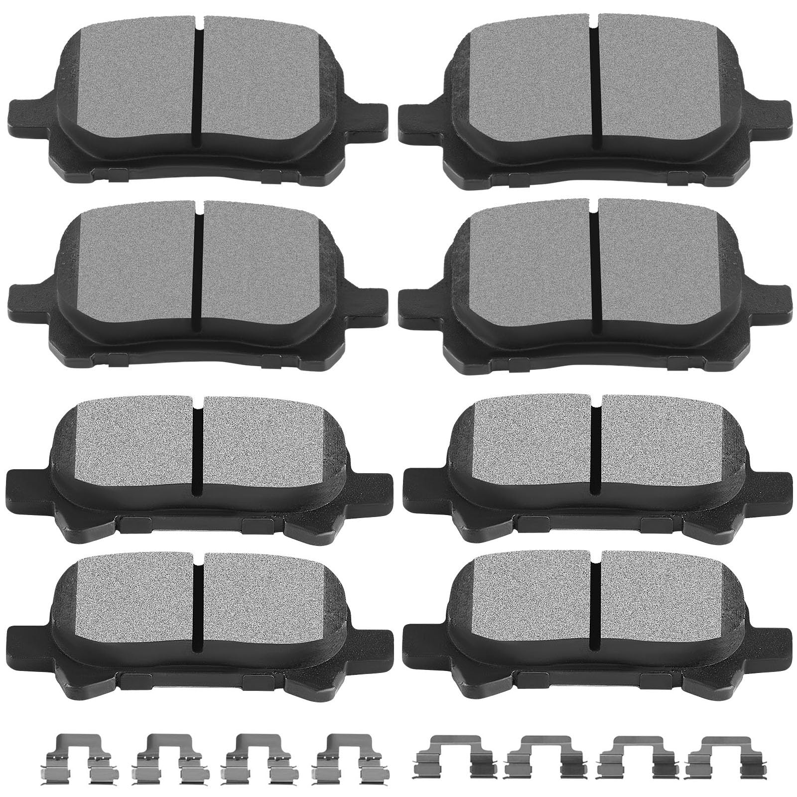 Scitoo D707 D828 Front Rear Brake Pads Sets Fit For Toyota Avalon 2000-2004,For Toyota For Camry 2000-2001,For Toyota Solara 200