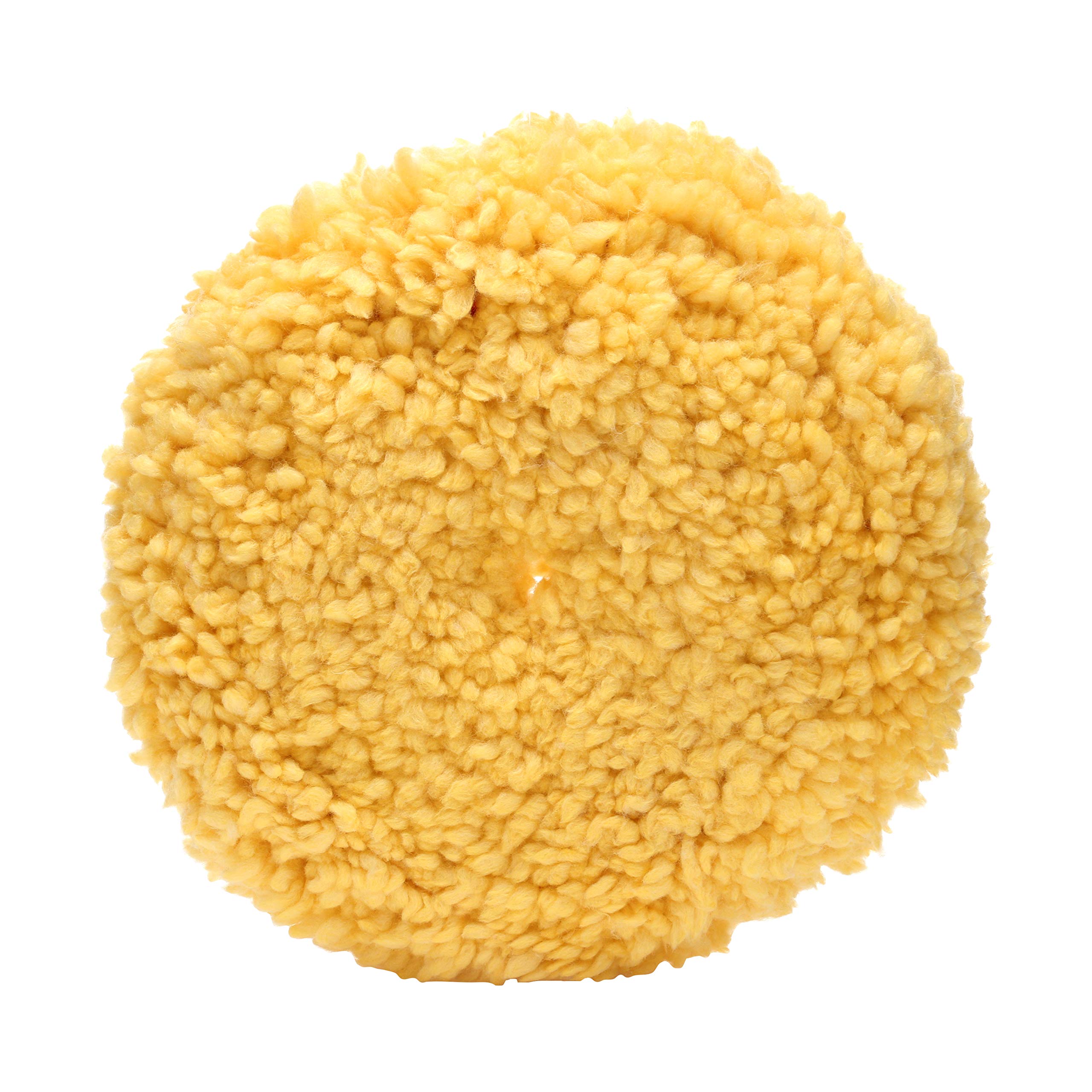 3M Wool Polishing Pad (05713) - For Boats, Cars, Trucks and RVs - Single-Sided - 9 Inches , Yellow