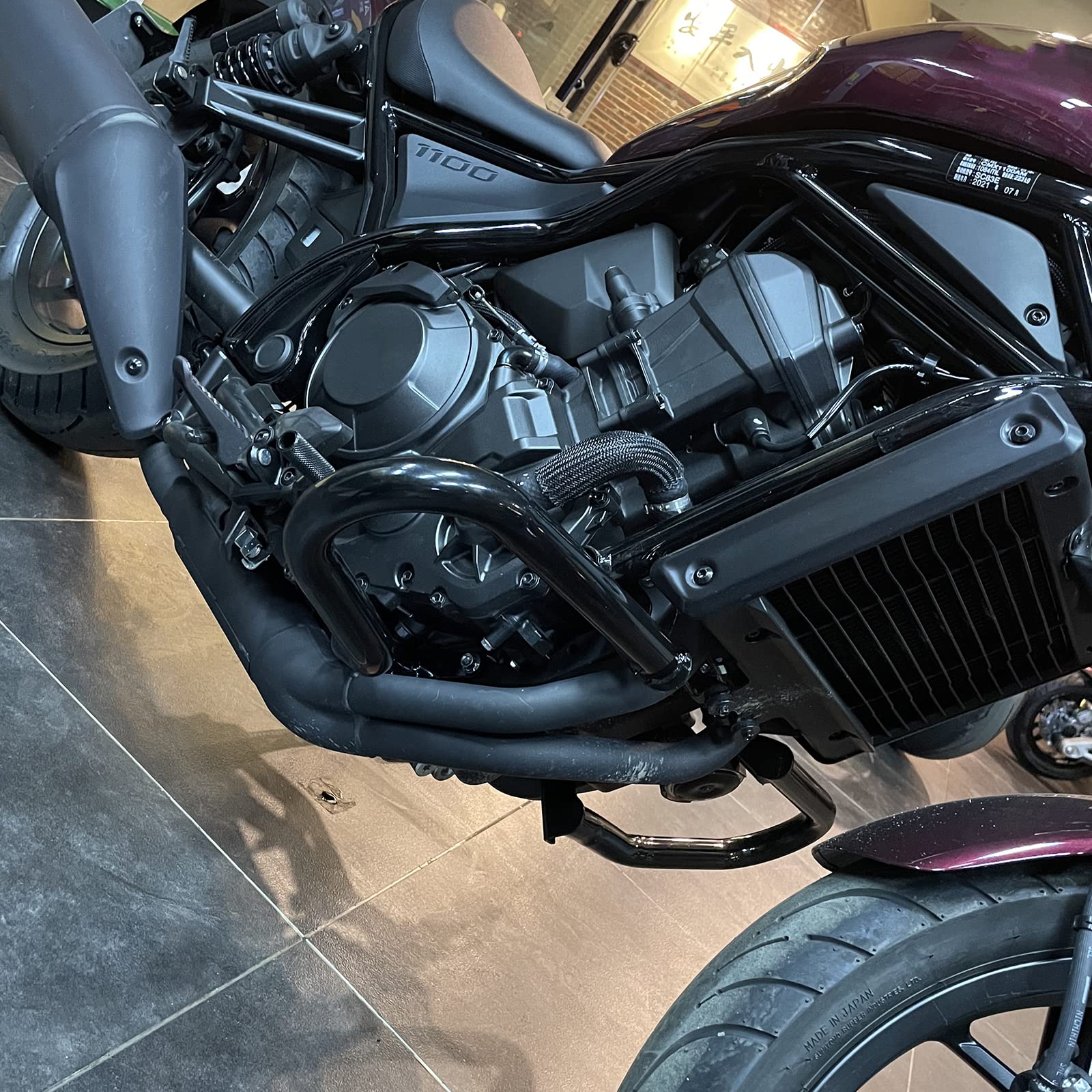 BAIONE Engine Guard Highway Crash Bars Replacement for Honda Rebel 1100 DCT CMX1100 CMX 1100 2021 2022 2023 Motorcycle Falling P