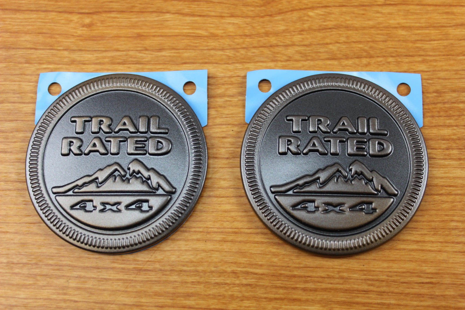 Jeep Wrangler Set Of 2 75Th Anniversary Edition Trail Rated 4X4 Emblems Oem