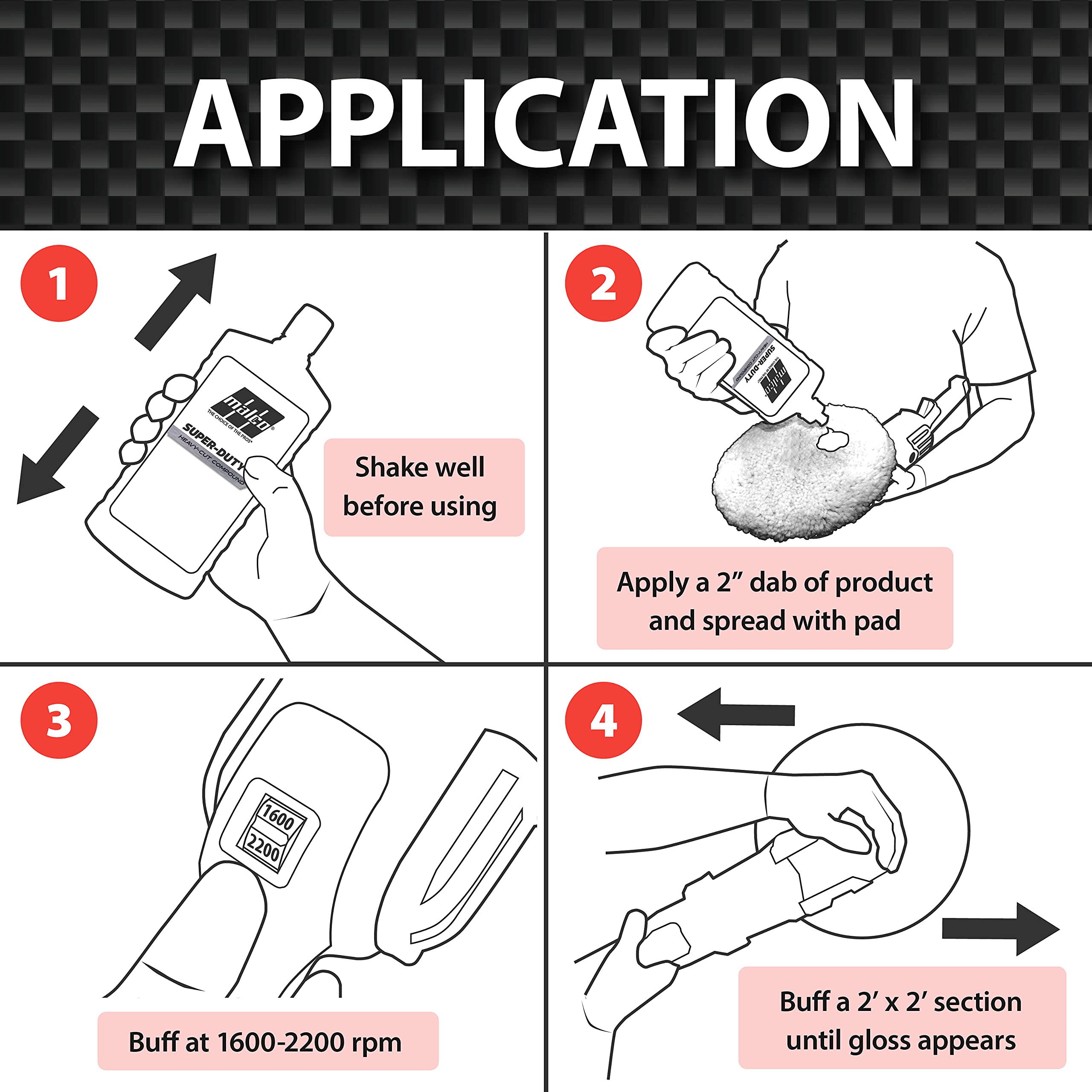 Malco Super Duty Heavy Cut Compound - Professional Cutting, Polishing And Finishing Compound/For Auto Paint Correction, Detailing And Buffing / 1 Gallon (127601)