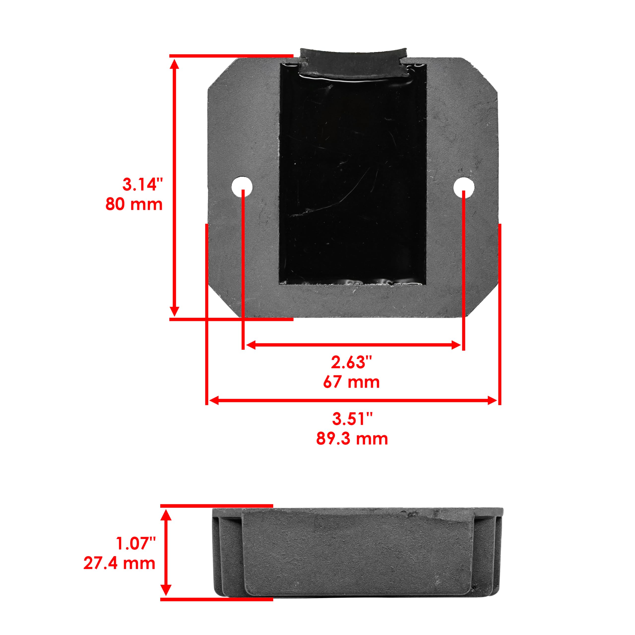 Caltric Regulator Rectifier Compatible With Honda Gl500 Gl650 Silver Wing Interstate 1981 1982 1983 New