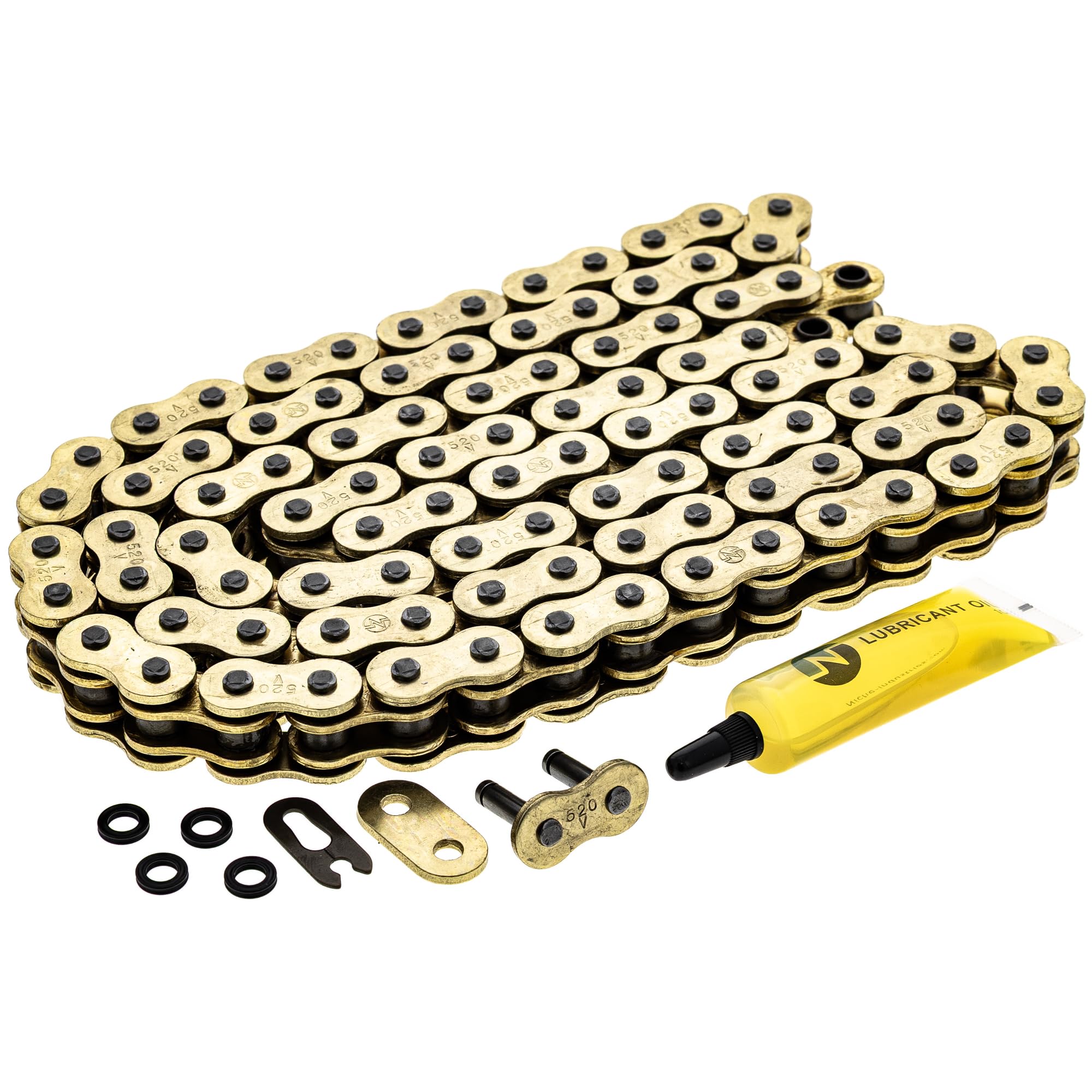 Niche Gold 520 X-Ring Chain 98 Links With Connecting Master Link