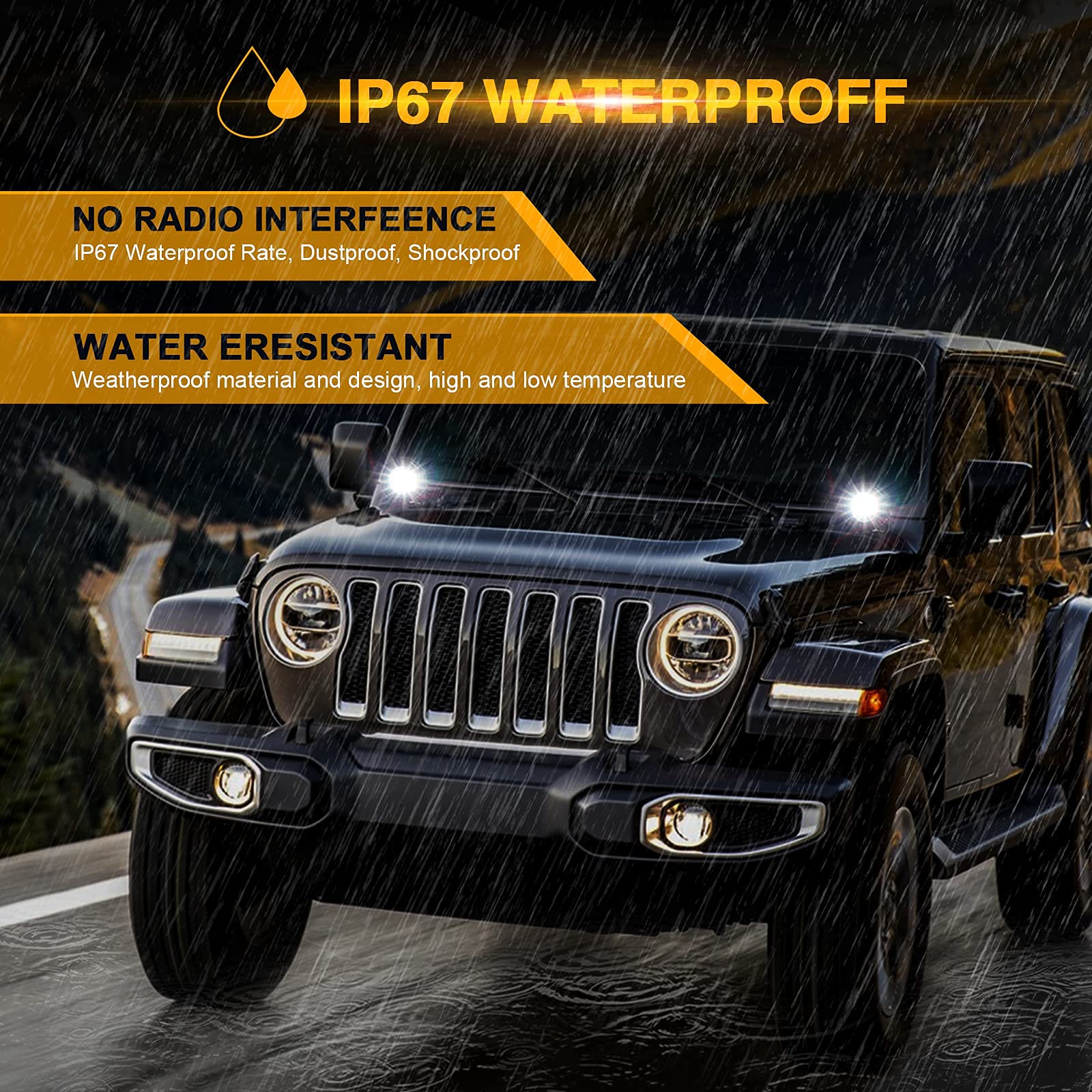 Auxbeam 4In 60W Led Pod For Truck, Super Bright Offroad Driving Spot Beam 2Pcs Cube Light Bar For Motorcycle, Atv, Utv, Suv, Boa