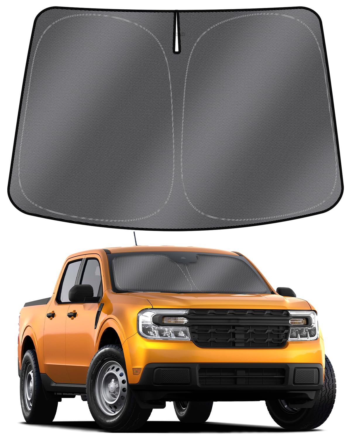 Mixsuper Liner Windshield Sun Shade For Ford Maverick 2022-2025 Windshield Sunshades For Maverick Accessories Front Window Sun S