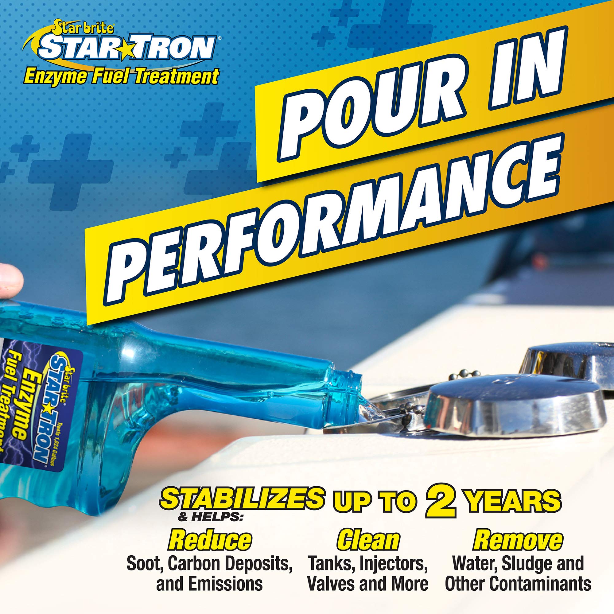 Star Brite Star Tron Enzyme Fuel Treatment - Super Concentrated Diesel Formula - 1 Oz. Treats 32 Gallons - 8 Oz (093108Ss)
