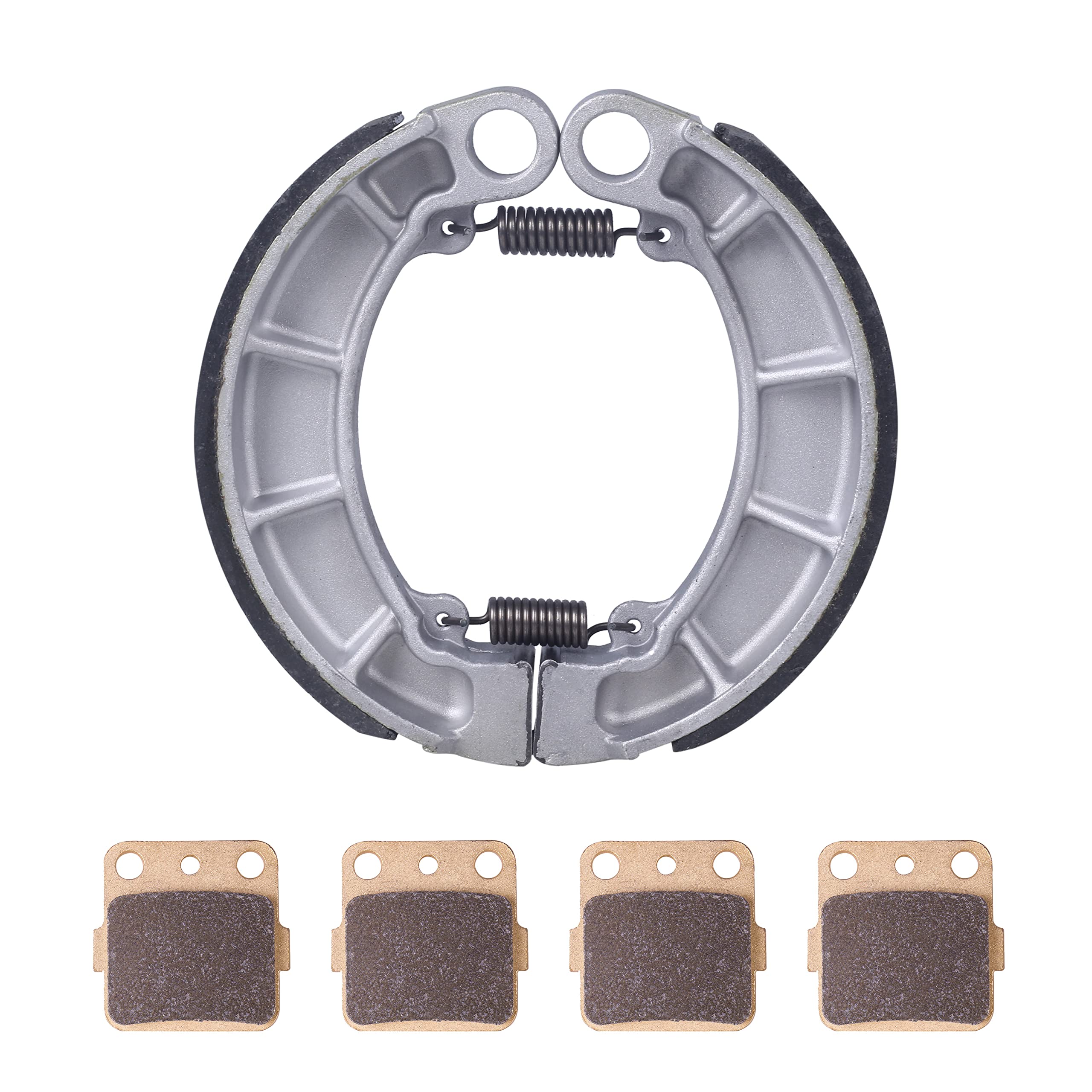 OLIFANT Front & Rear Brake Shoe Pads for Honda Rancher 420 TRX420 (2007-2022) & Foreman 500/520 TRX500/TRX520 (2014