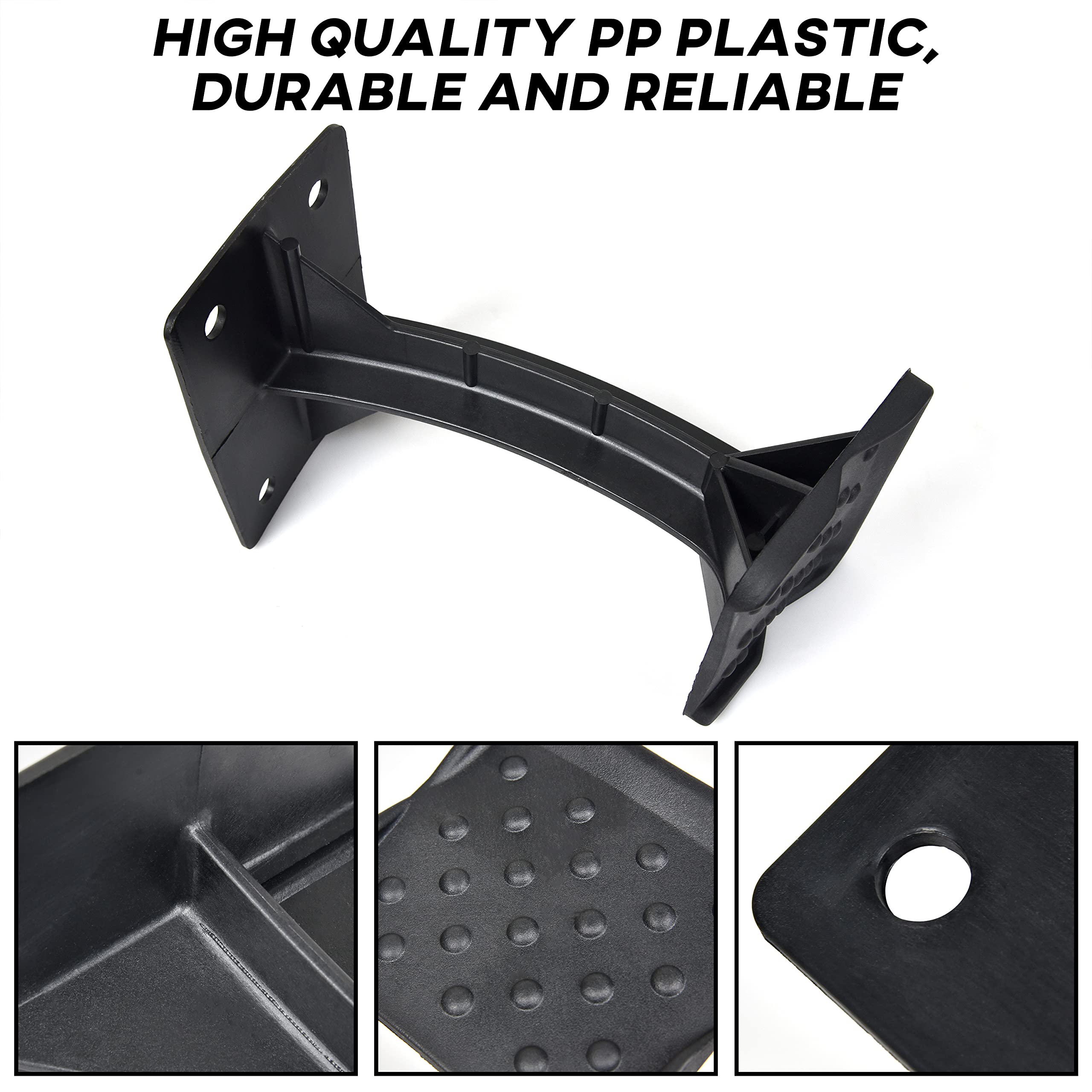 Sautvs Atv Passenger Foot Rest For Sportsman 570 450 H.O.21-24, Rear Lounger Foot Pedestal Foot Pegs Pedal Footboards For Polaris Sportsman 570 450 H.O. 2021-2024 Accessories (2Pcs)