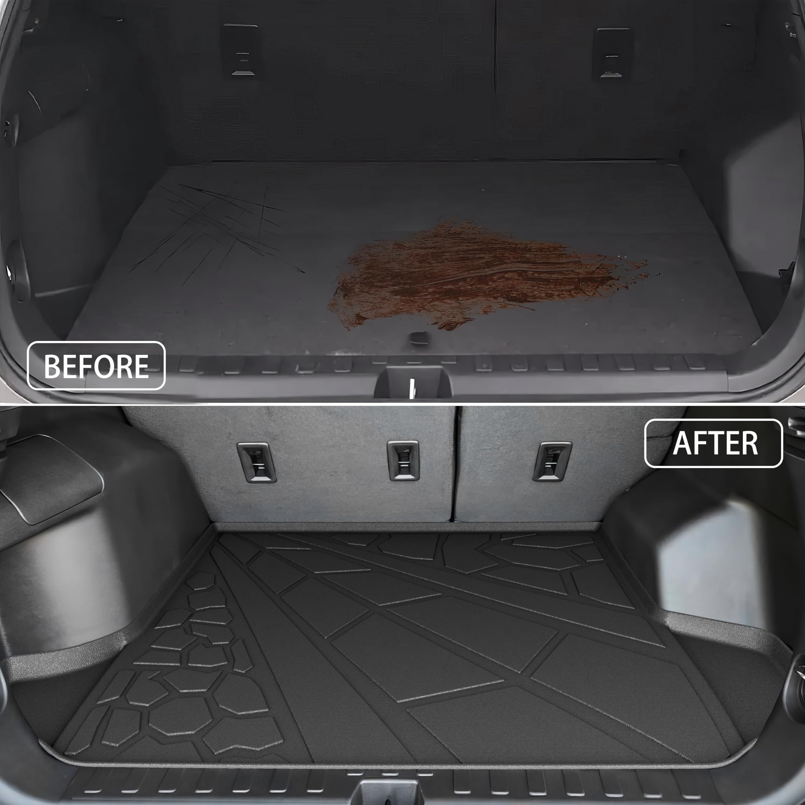 Karpal Floor Mats Fit For 2018-2024 Gmc Terrain/Chevy Equinox (Not For Ev) Custom Fit Tpe All Weather Car Accessories 1St&2Nd&Tr