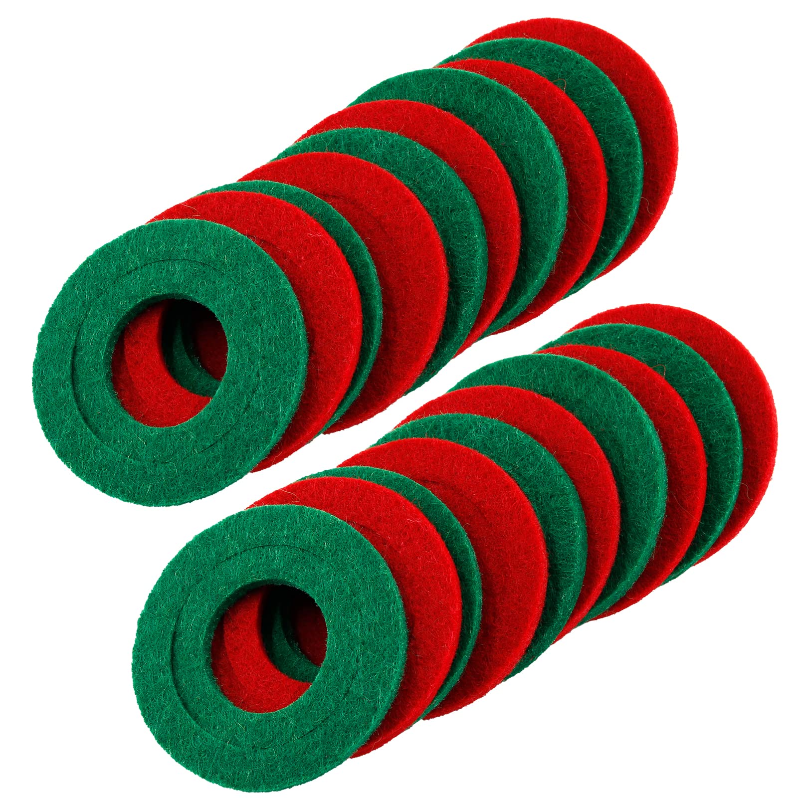 Bonsicoky 20 PCS Battery Terminal Anti Corrosion Washers Fiber, 10 Red & 10 Green Battery Terminal Protector