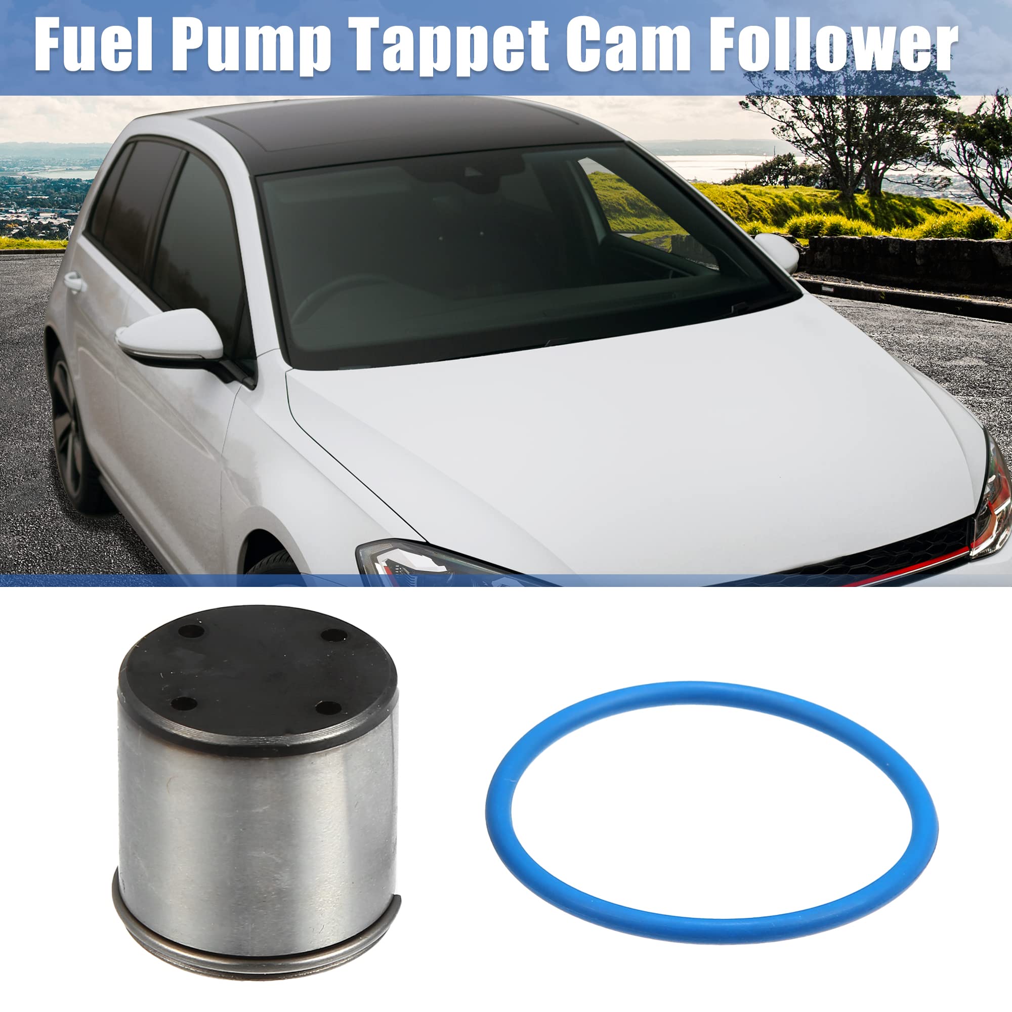 X Autohaux Fuel Pump Cam Follower For Audi A3 A4 Tt 2.0T Fsi For Vw For Volkswagen Gti Golf R Jetta Passat High Pressure Fuel Pu