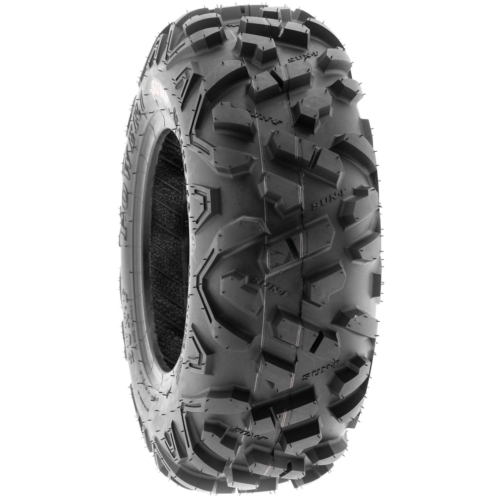 SUNF Set of 4 ATV & Go-Kart Mini Bike Tires, 145/70-6, Rubber, Black, 6 PR