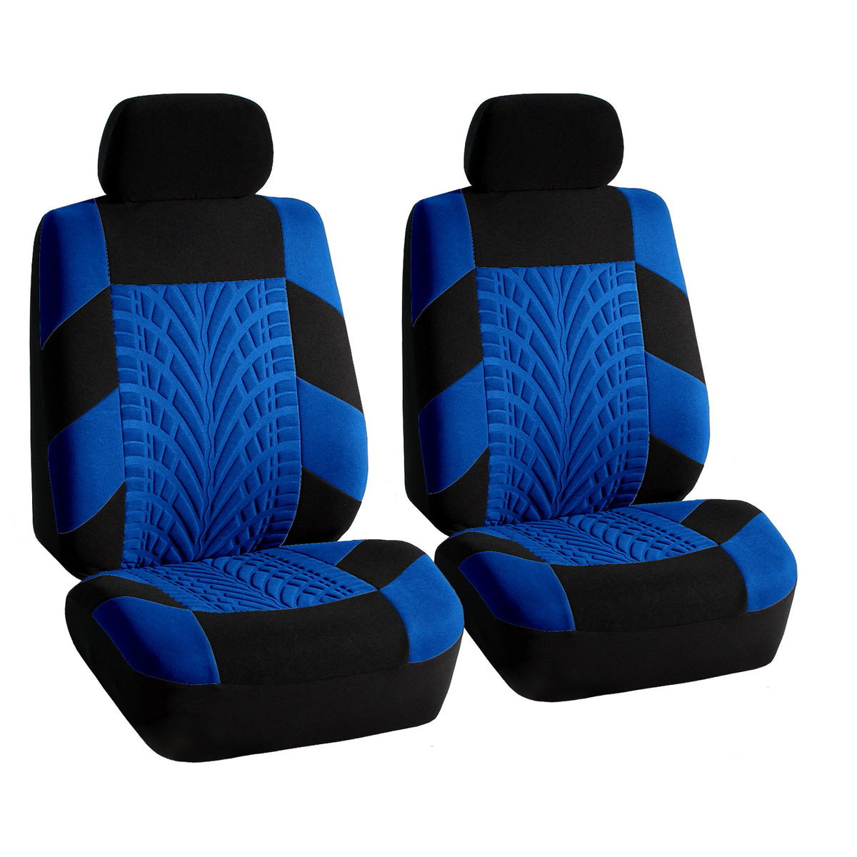 Fh Group Car Seat Covers Front Seats Only Blue Travel Master Seat Covers Automotive Seat Covers, Airbag Compatible Universal Fit