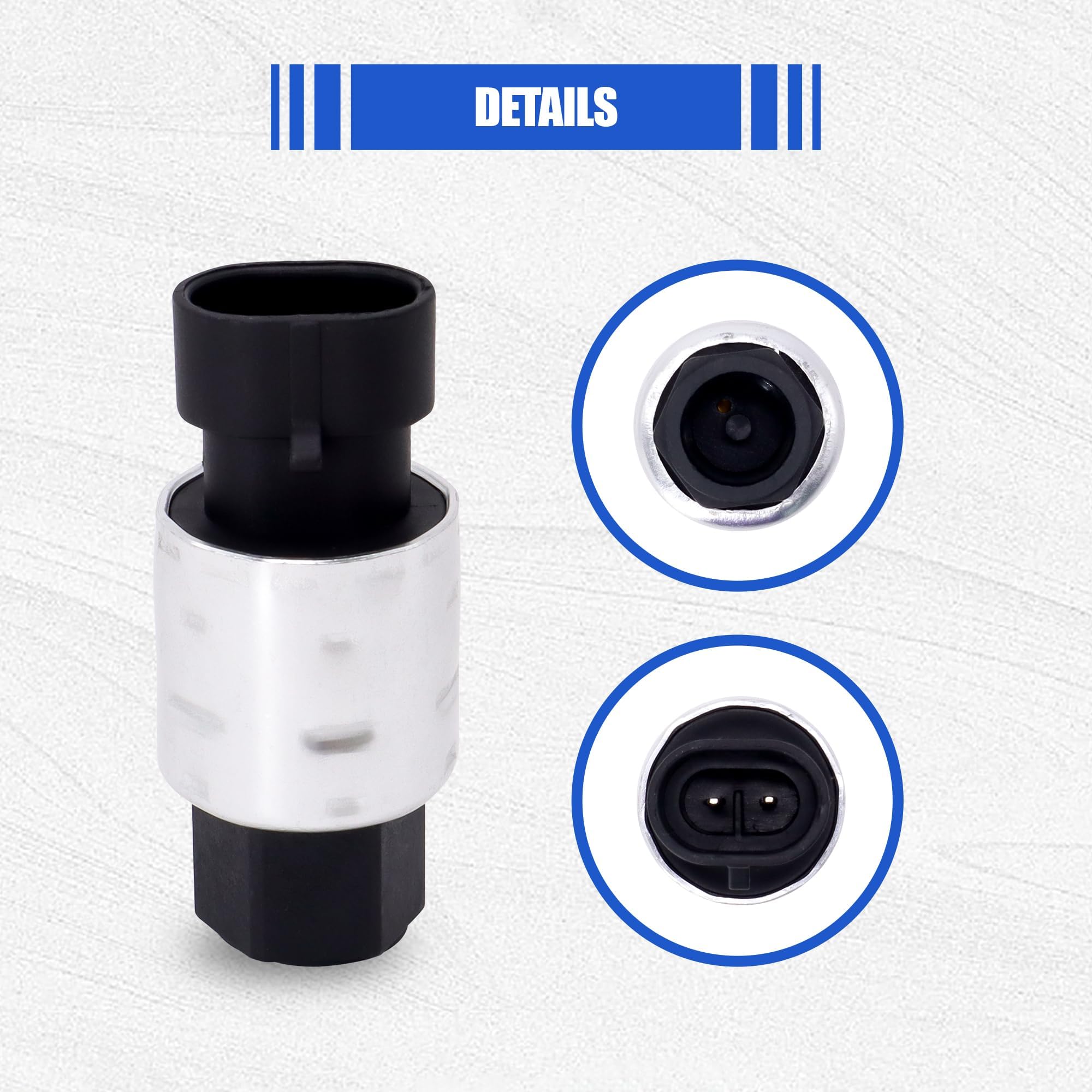 Hisport 52476843 A/C Air Conditioning Clutch Switch Compatible With Buick Park Avenue, Chevy Astro C2500 Pickup, Gmc Envoy Savan