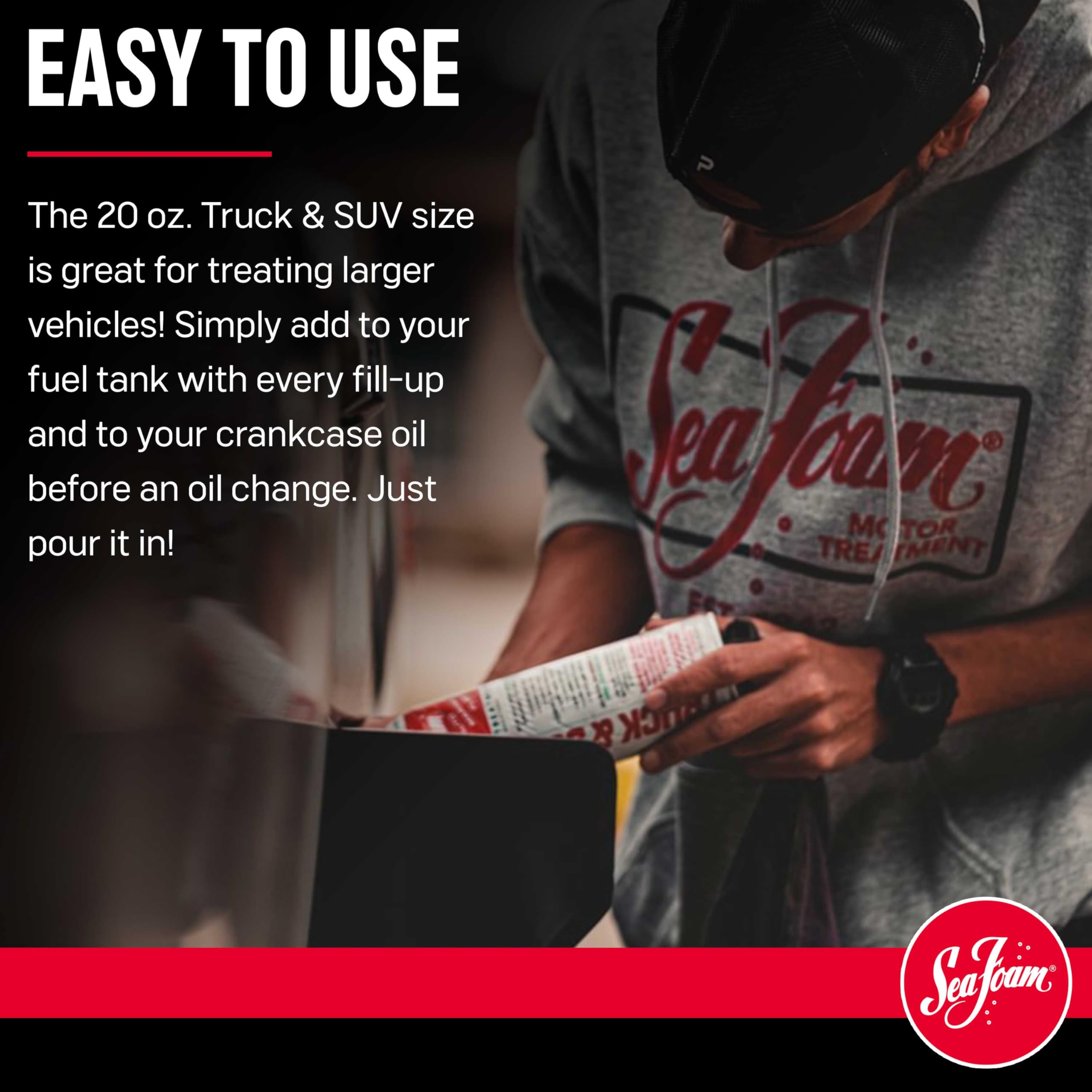 Sea Foam Truck & Suv Motor Treatment Fuel & Oil Additive, St20, 20 Oz, Pack Of 6