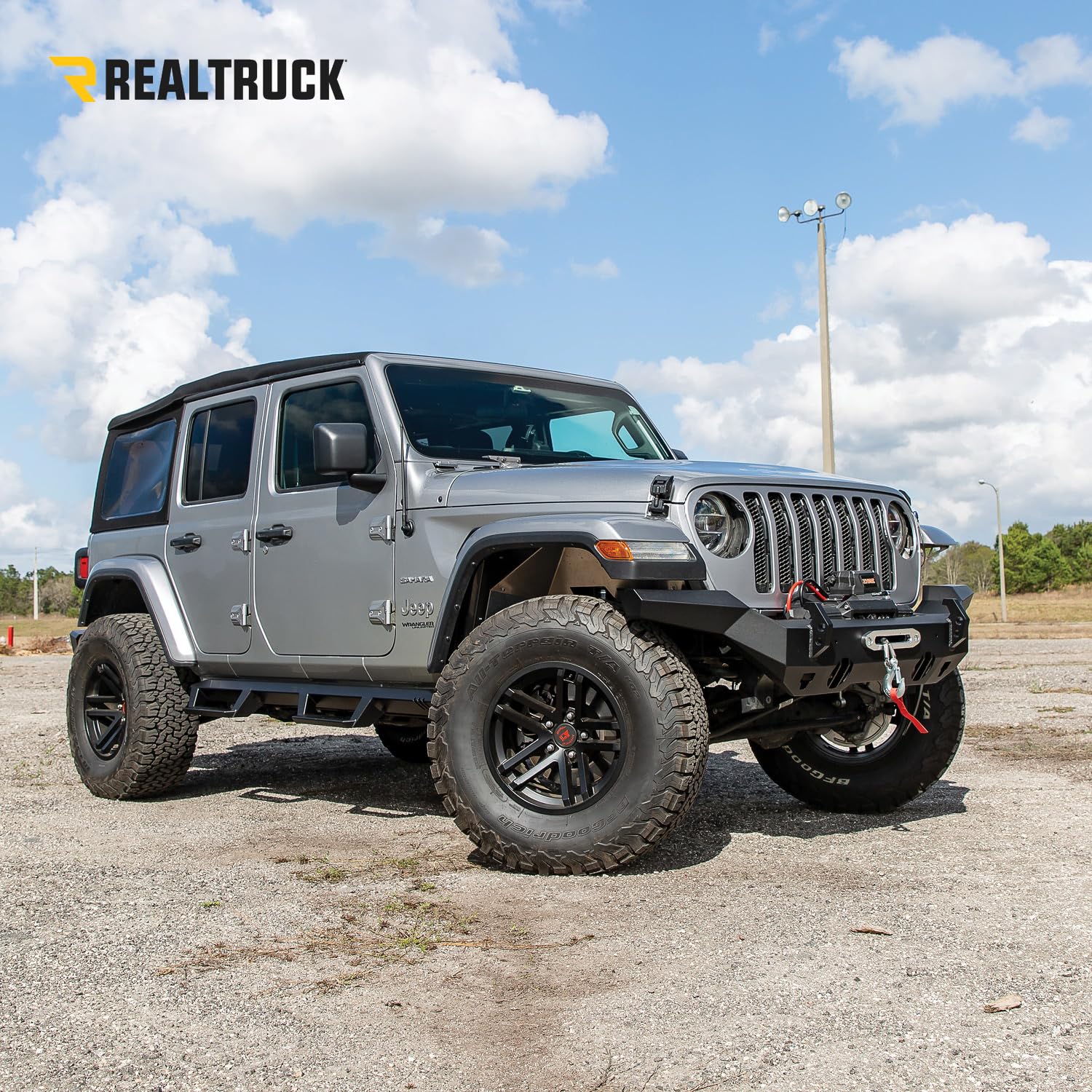 Realtruck Epyx Steps For Jeep Gladiator Jt | Cab Length, Steel, Textured Black | Exj194T-Tx | Fits 2020-2024 Jeep Gladiator Jt 4