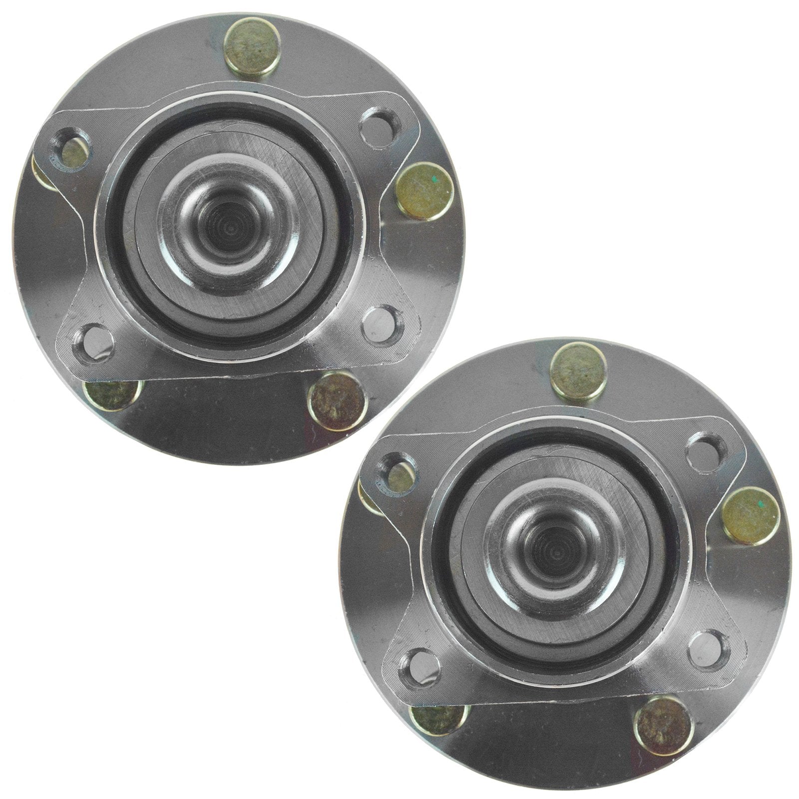 Trq Rear Wheel Hub Bearings Assembly Set Compatible With 2005 Mitsubishi Eclipse 2004-2008 Galant