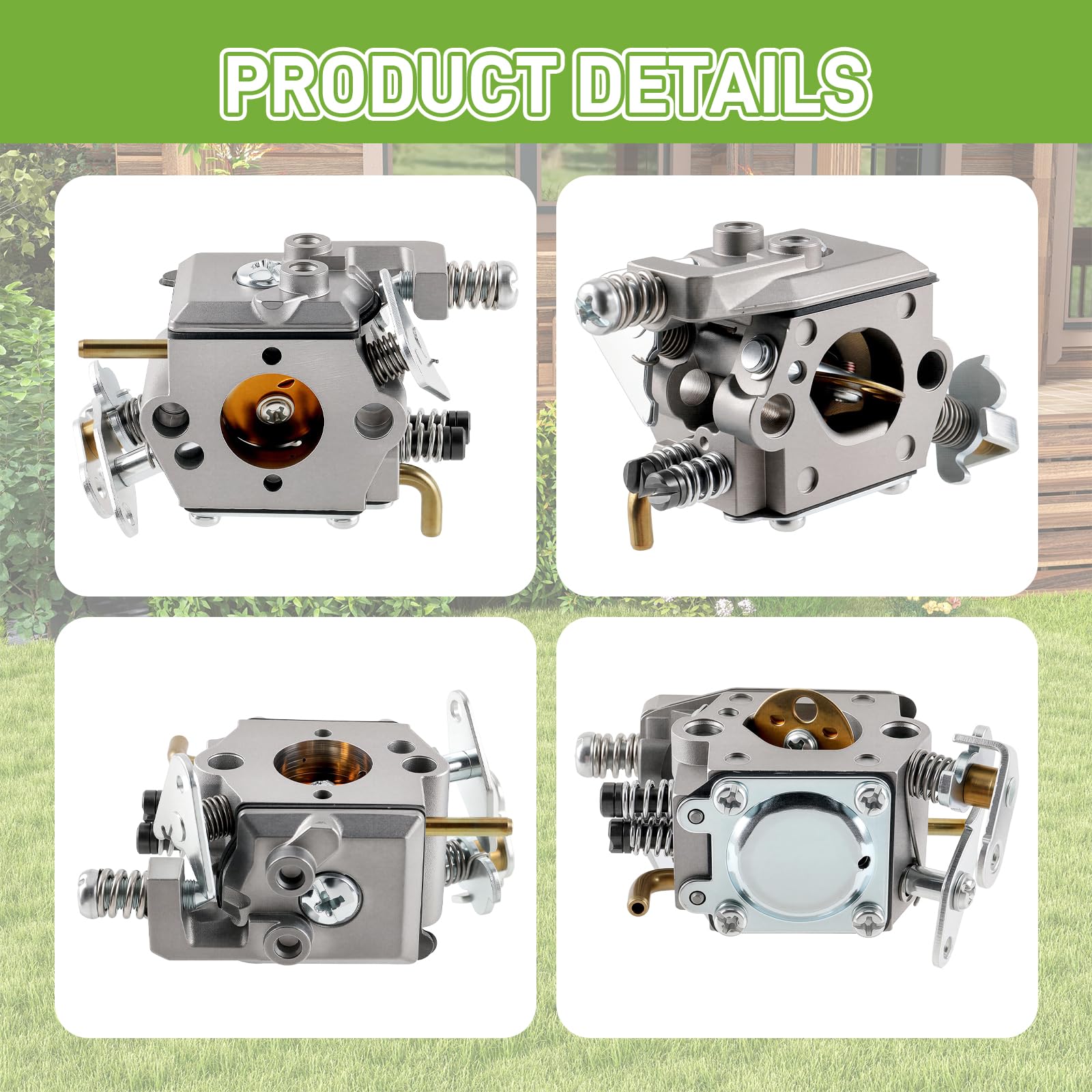 Partszen 545081885 530069703 Carburetor Tune-Up Kit Fits For C1U-W8 C1U-W14 Wt-89 Wt-600 Wt-624 Wt-625 Wt-891 For Poulan 1950 20