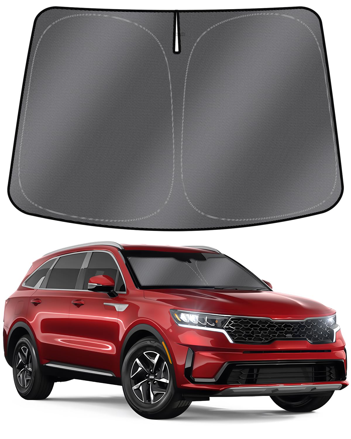 Mixsuper Liner Windshield Sun Shade For Kia Sorento 2021-2025 Windshield Sunshades For Sorento Accessories Front Window Sun Shad