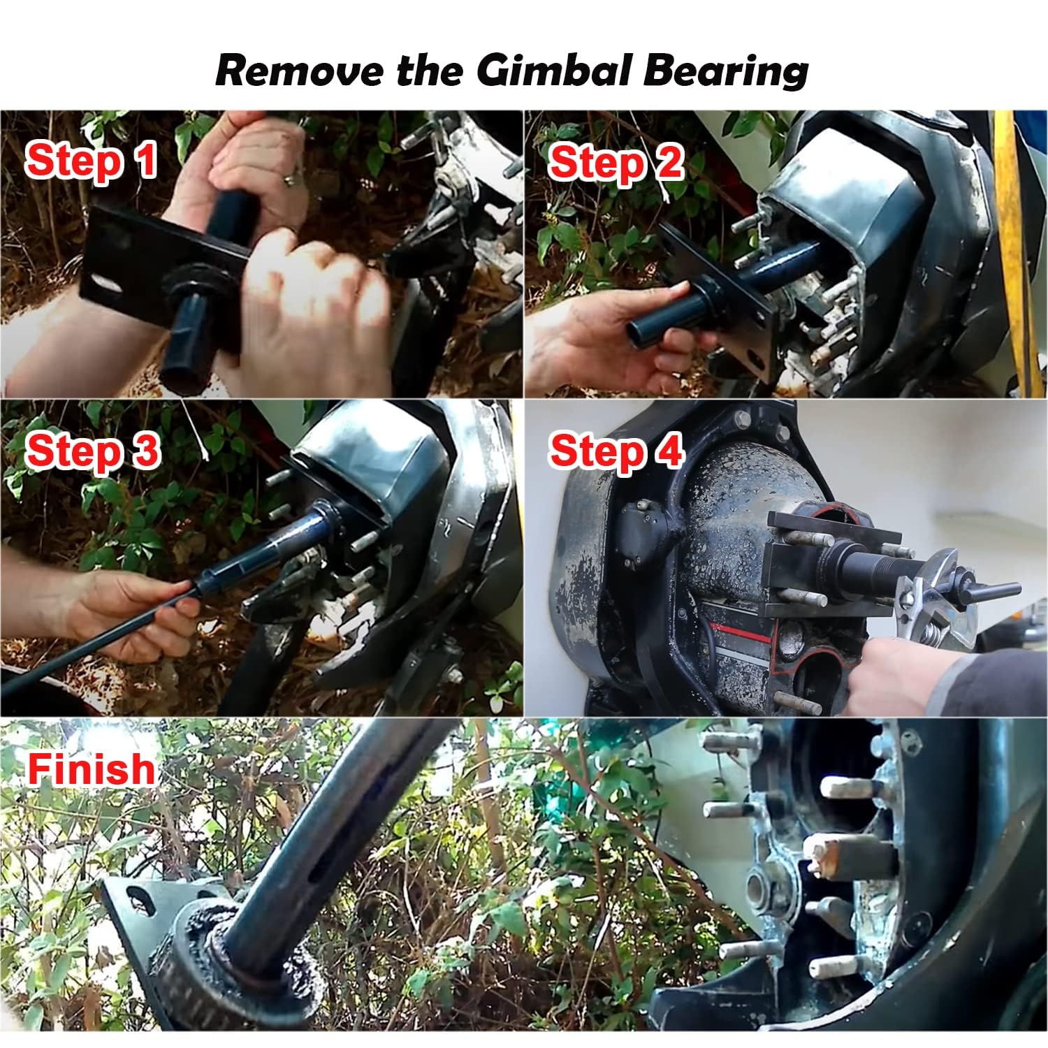 Gimbal Bearing Installer Bearing Puller Remover and Enigne Alignment Tools Set for Alpha Alpha 1 for Mercruiser for Bravo for MR
