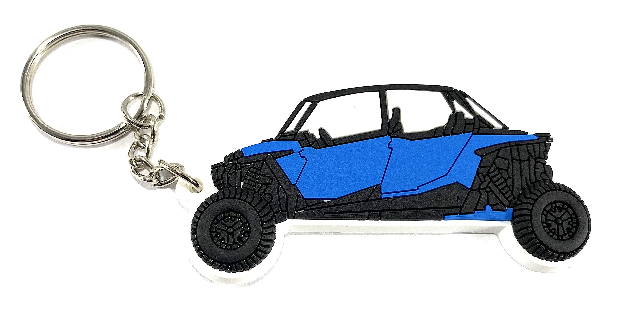 Utvdistribution Rzr Keychain Xp 1000 900 800 4 Seat Hand Drawn Design-Fba (Electric Blue)