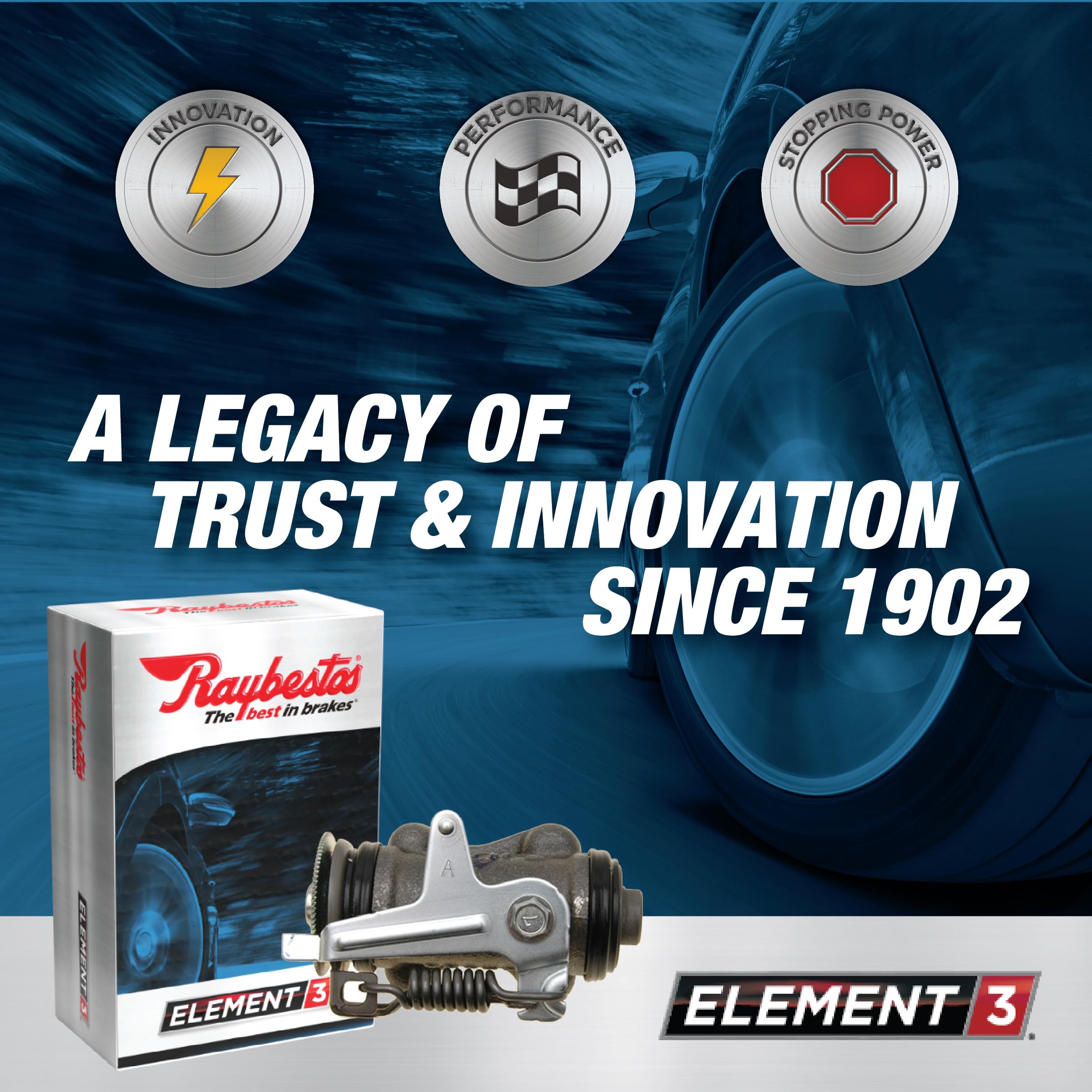 Raybestos WC37967 Professional Grade Drum Brake Wheel Cylinder