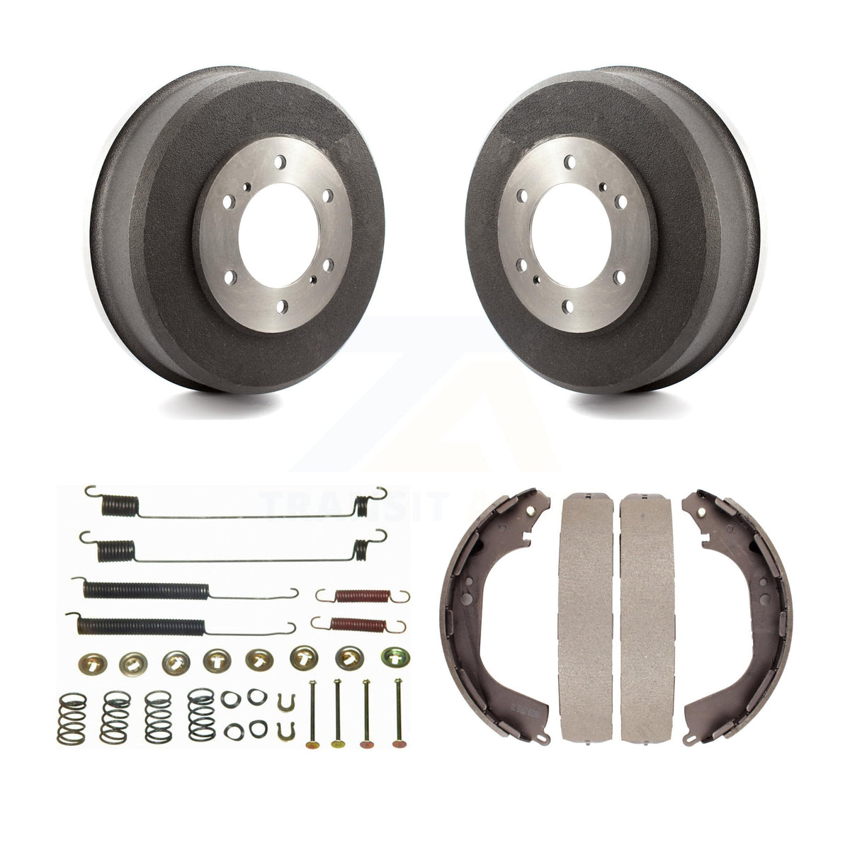 Transit Auto Rear Brake Drum Shoes And Spring Kit Replacement For Nissan Xterra Frontier D21 Pickup K8N-100309