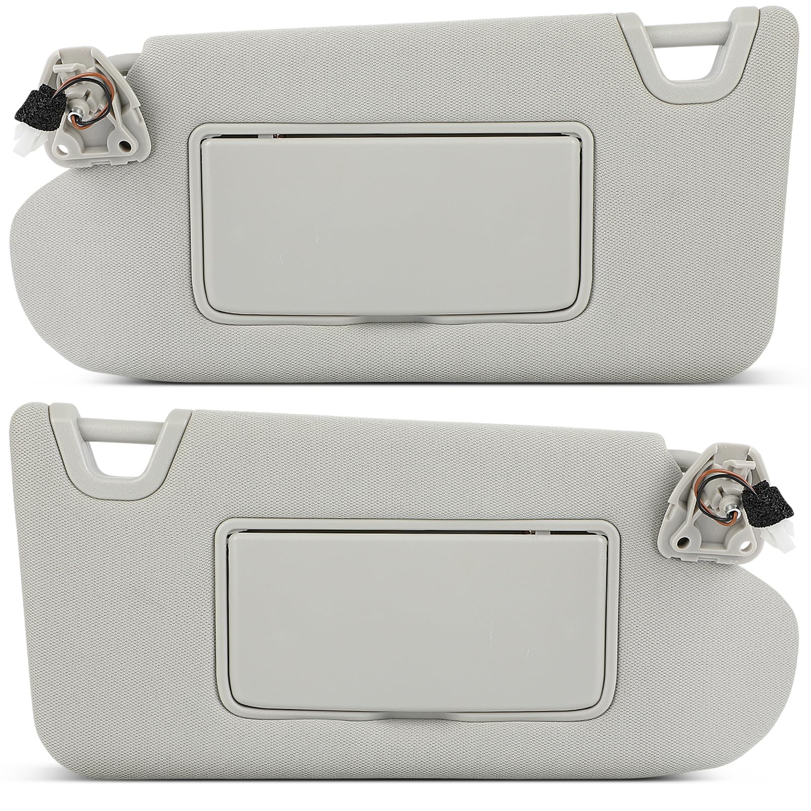Scitoo Car Sun Visor Assbembly With Mirror Fit For 2013-2018 For Nissan For Altima Gray With Sunroof(Left Driver & Right Passeng