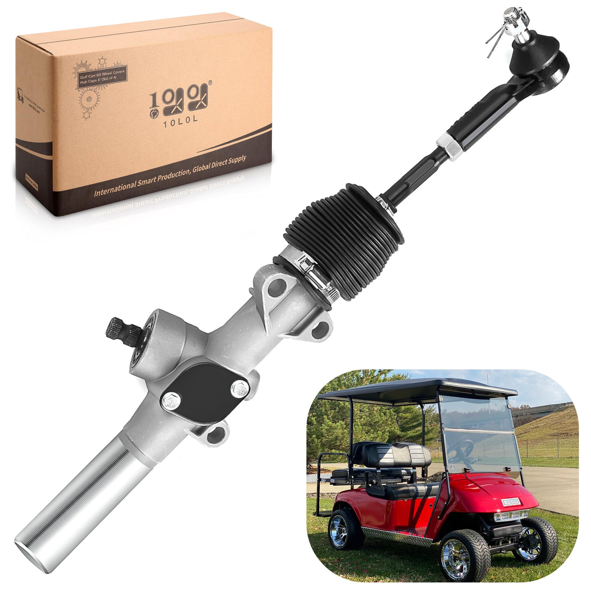 Golf Cart Steering Gear Box Assembly for Golf Cart EZGO TXT 2001 Up (Electric & Gas) Replaced Part 70964G01 70964-G01